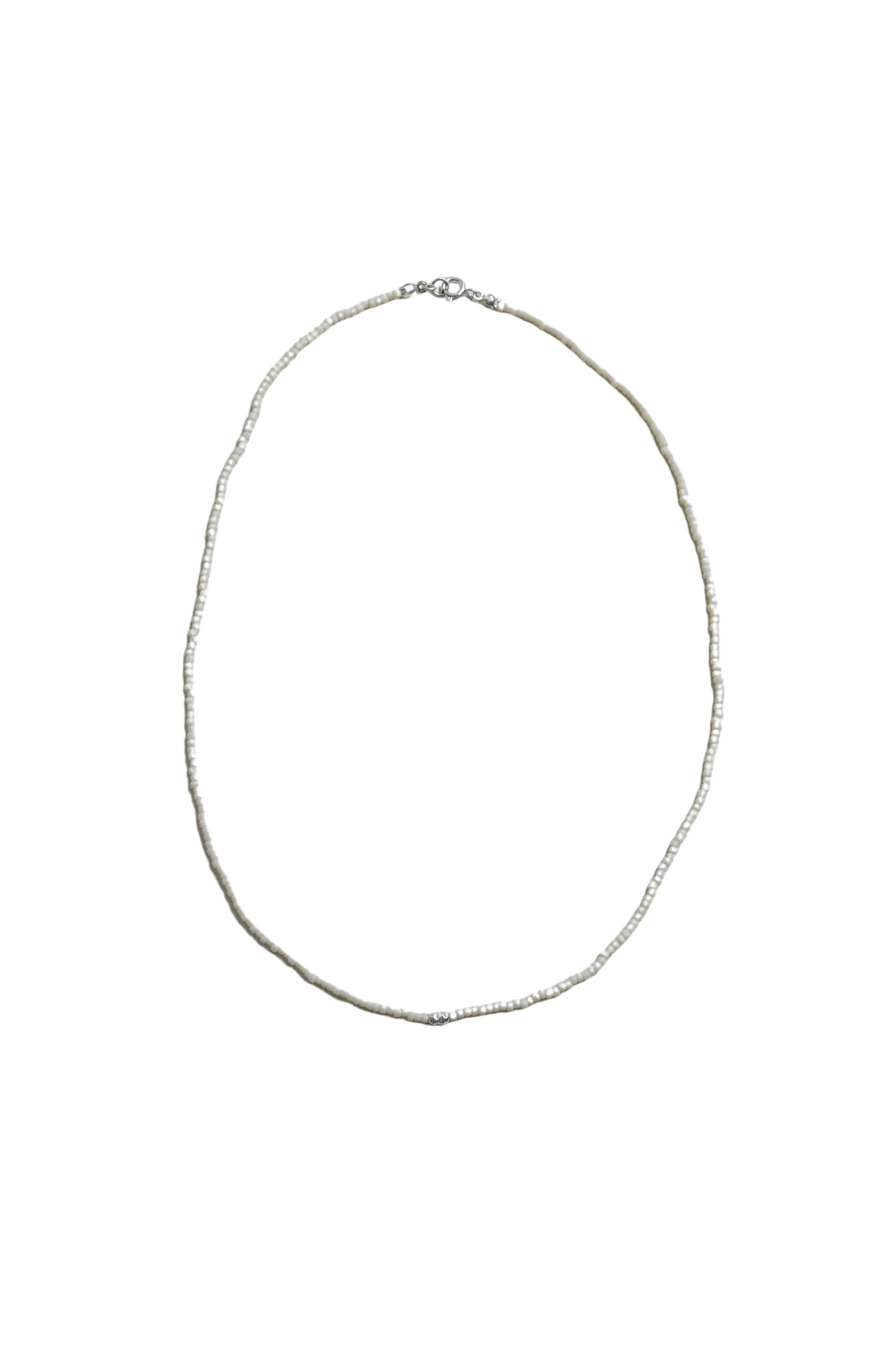 Seed Bead Necklace | Ivory $89