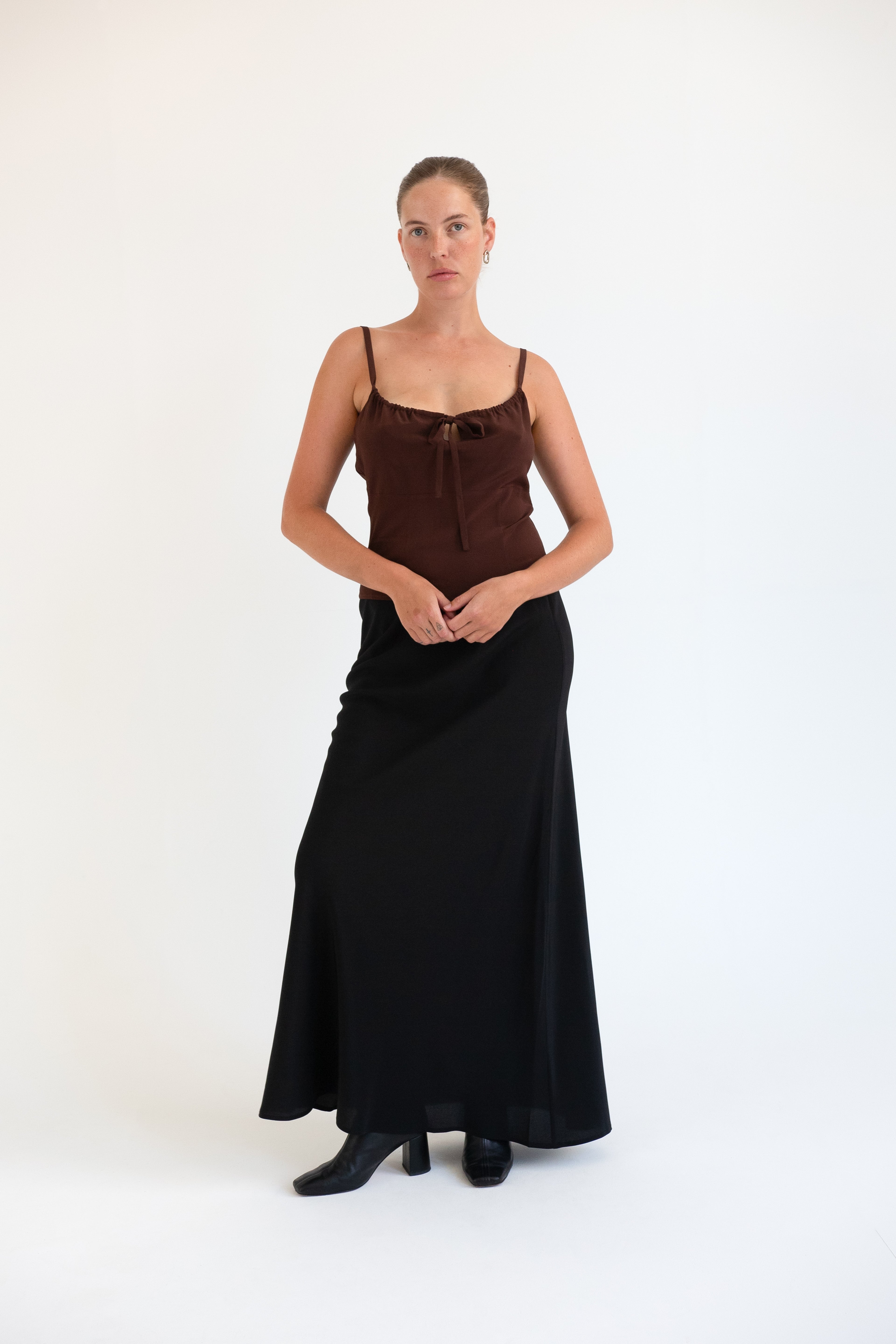 Bias Mid-Length Skirt | Nera $289