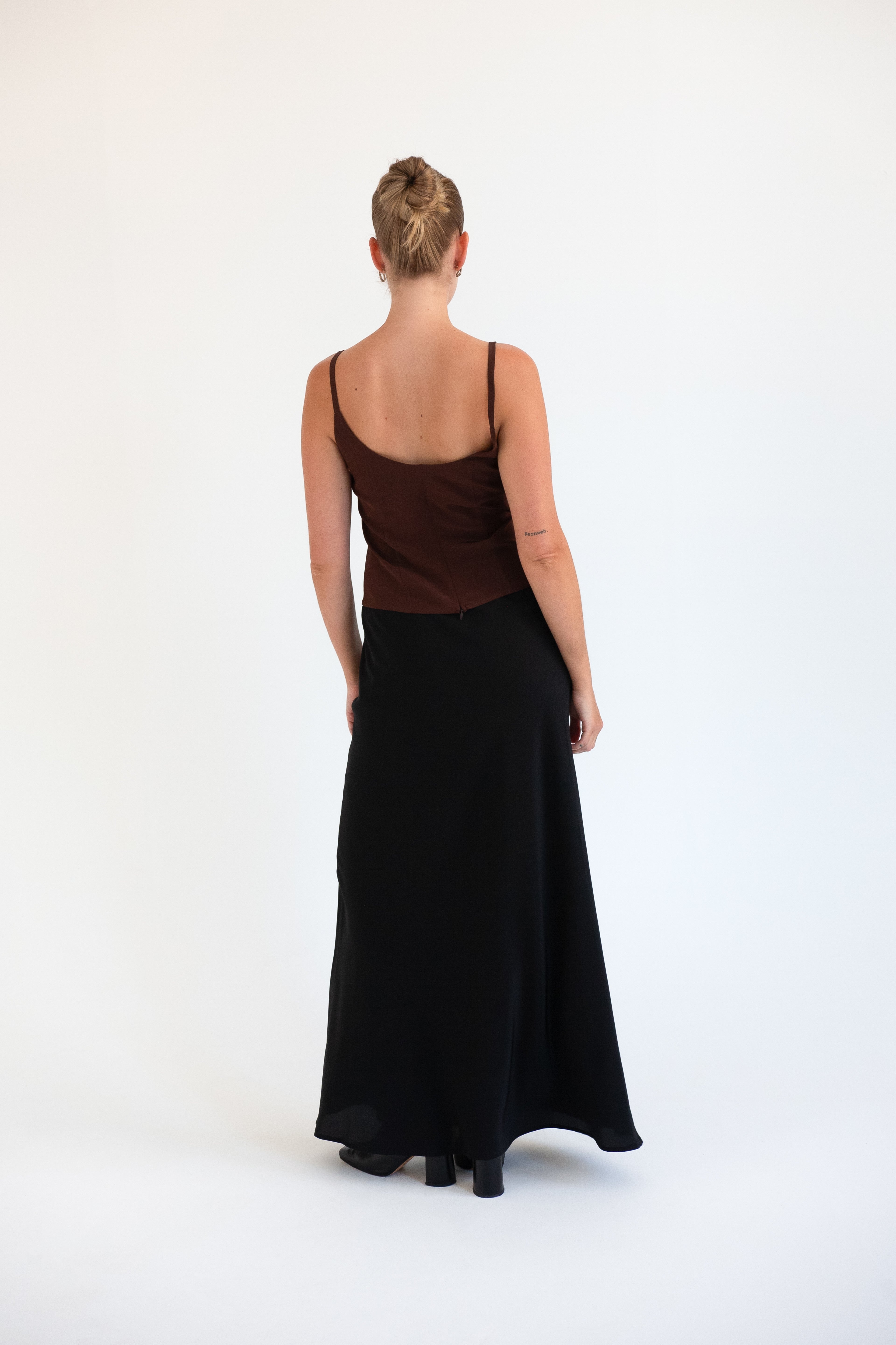 Bias Mid-Length Skirt | Nera $289