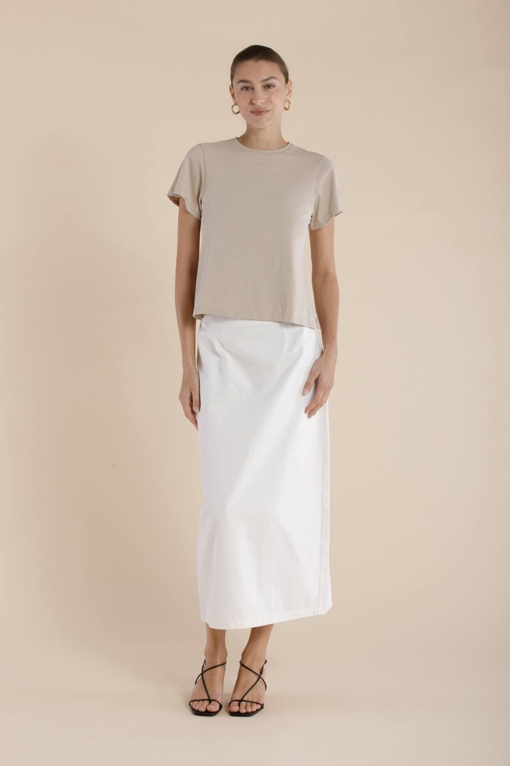 The Celeste Tee | Mocha $100