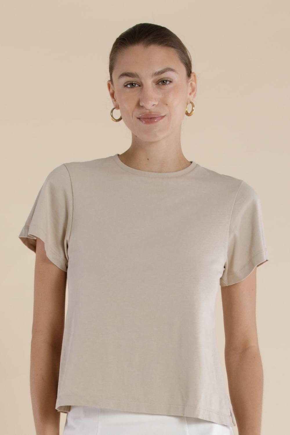 The Celeste Tee | Mocha $100