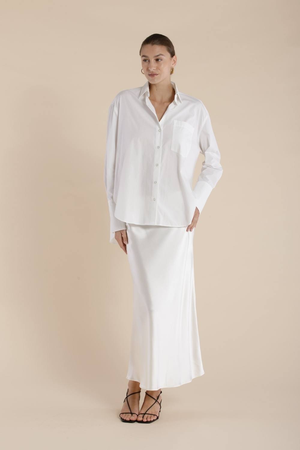 The Audrey Skirt | Ivory $300