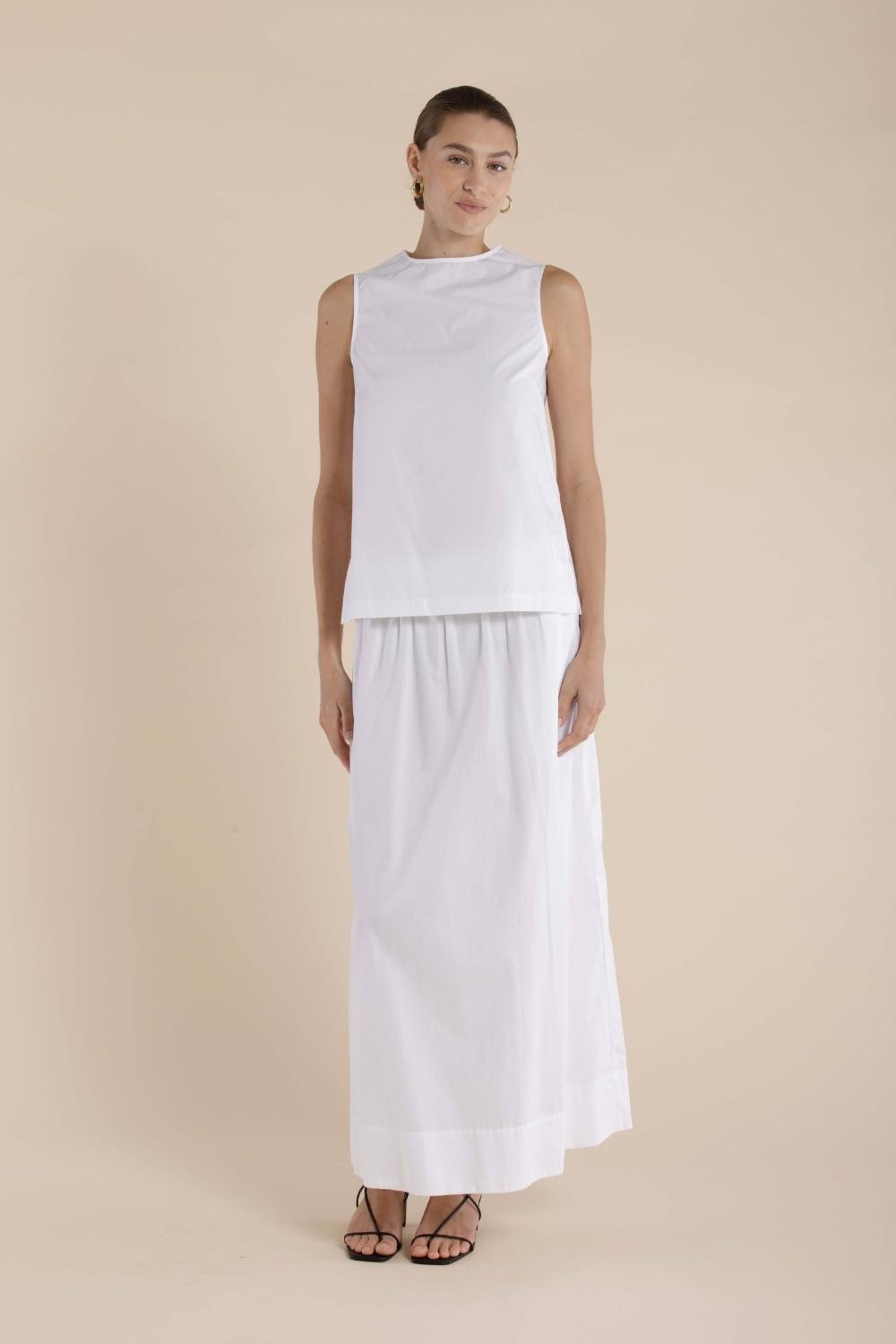 The Odette Skirt | White $280