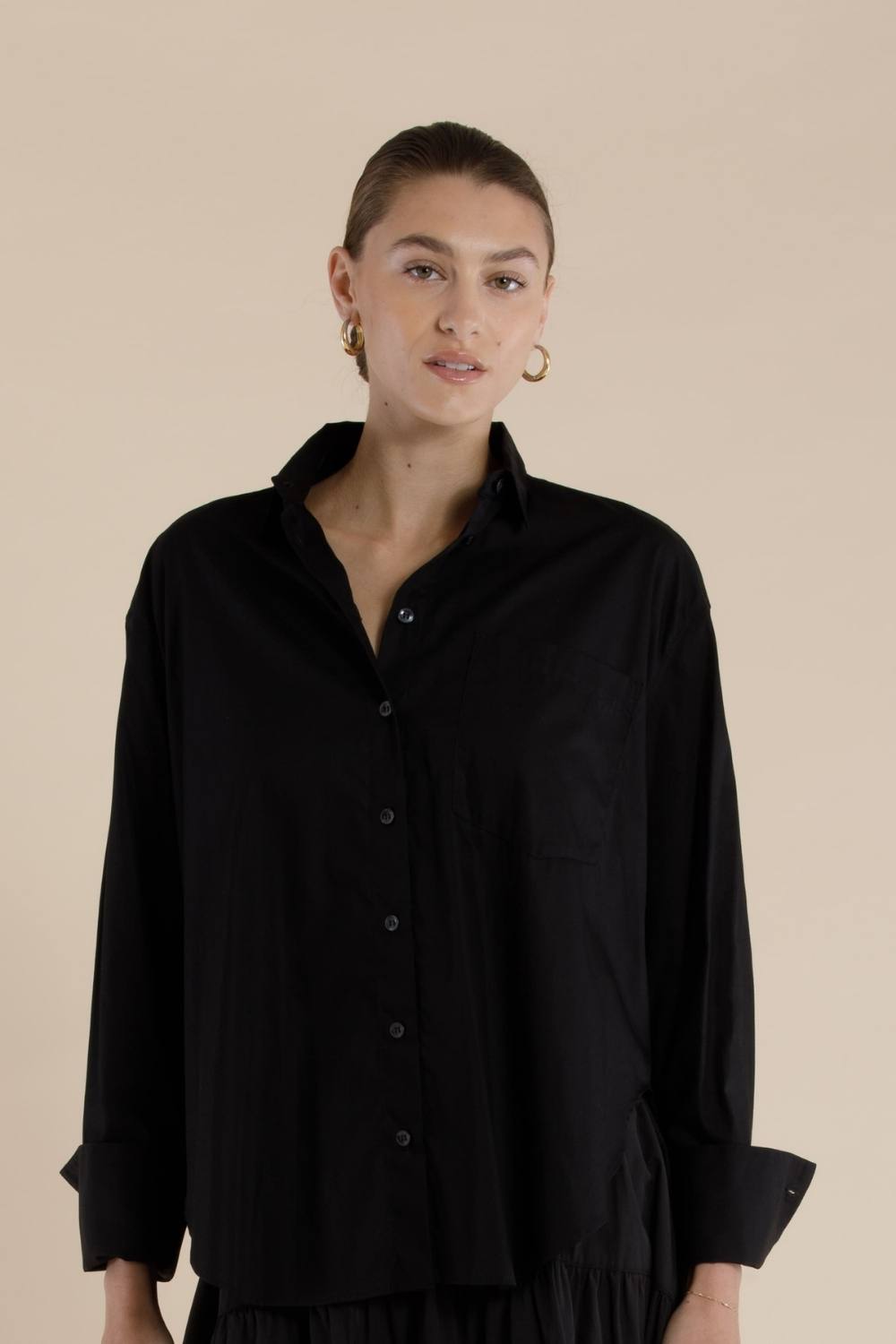 The Ida Shirt | Black $280