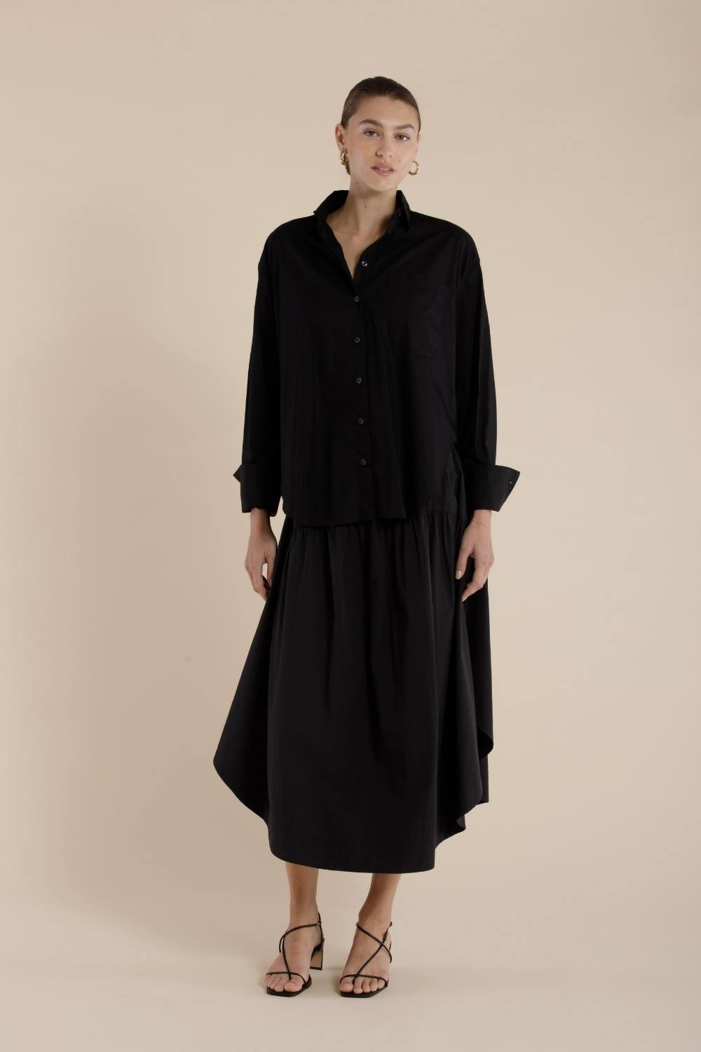 The Ida Shirt | Black $280