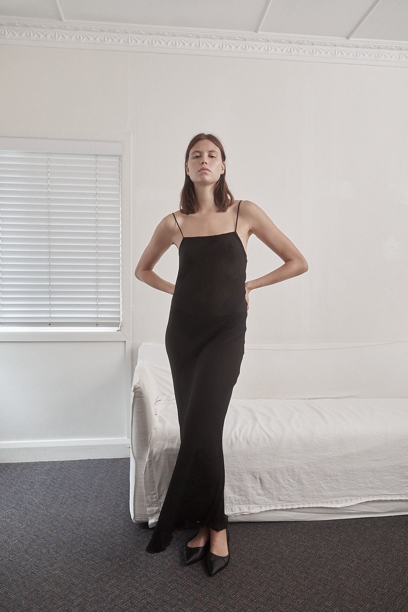CORE Abstract Dress | Black $349