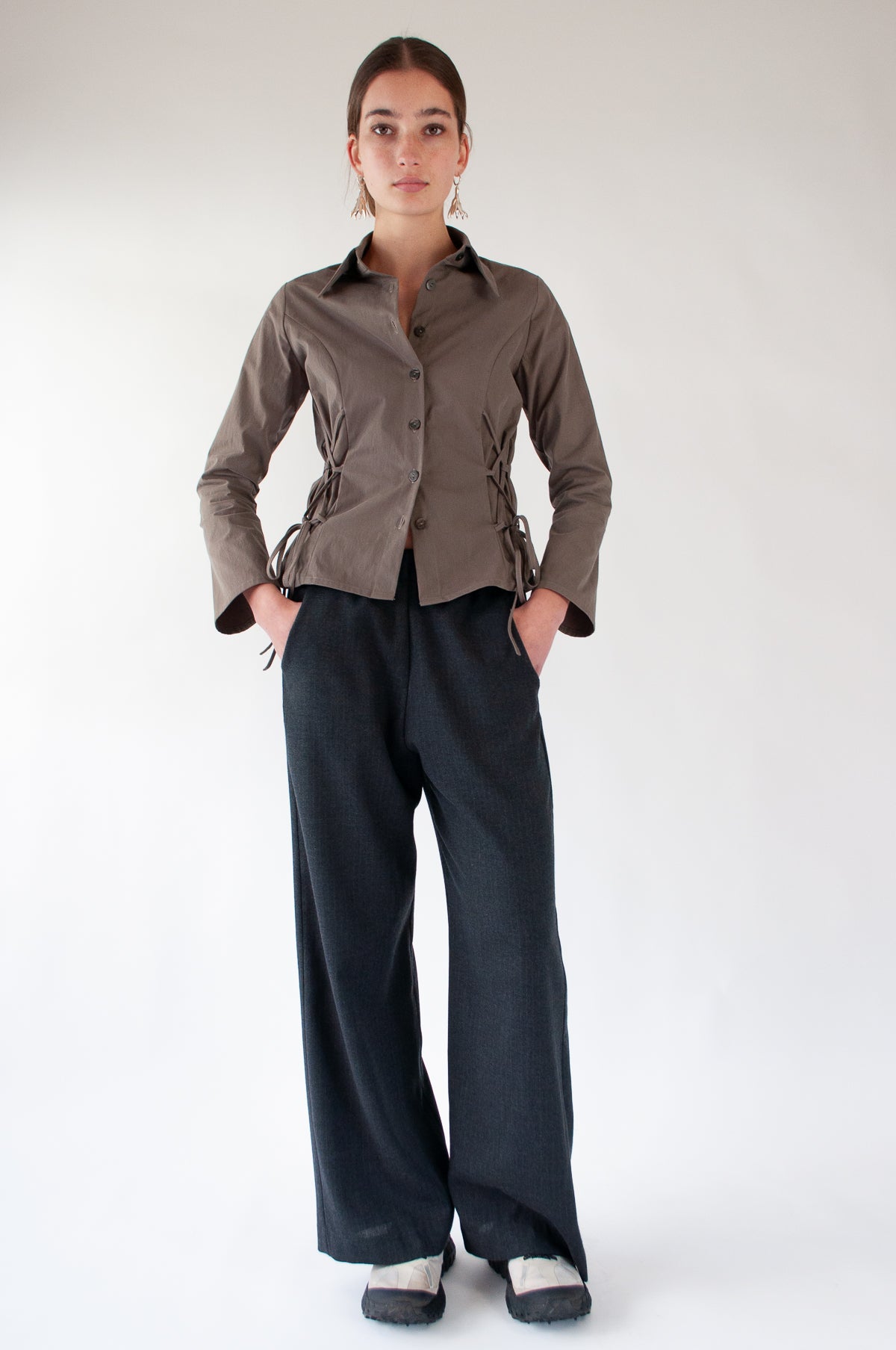 Painter Pant | Charcoal Pinstripe $396