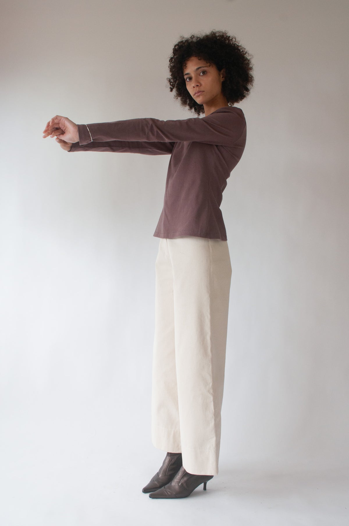 Balance Long Sleeve Tee | Plum $172