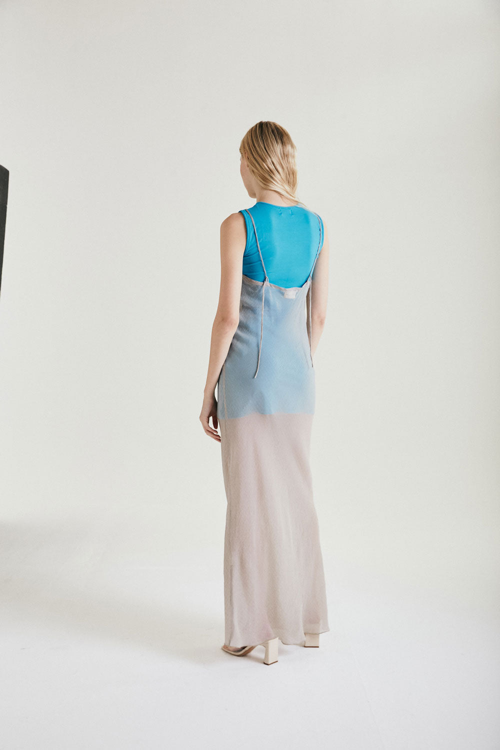 CORE Abstract Dress | Cloud $349