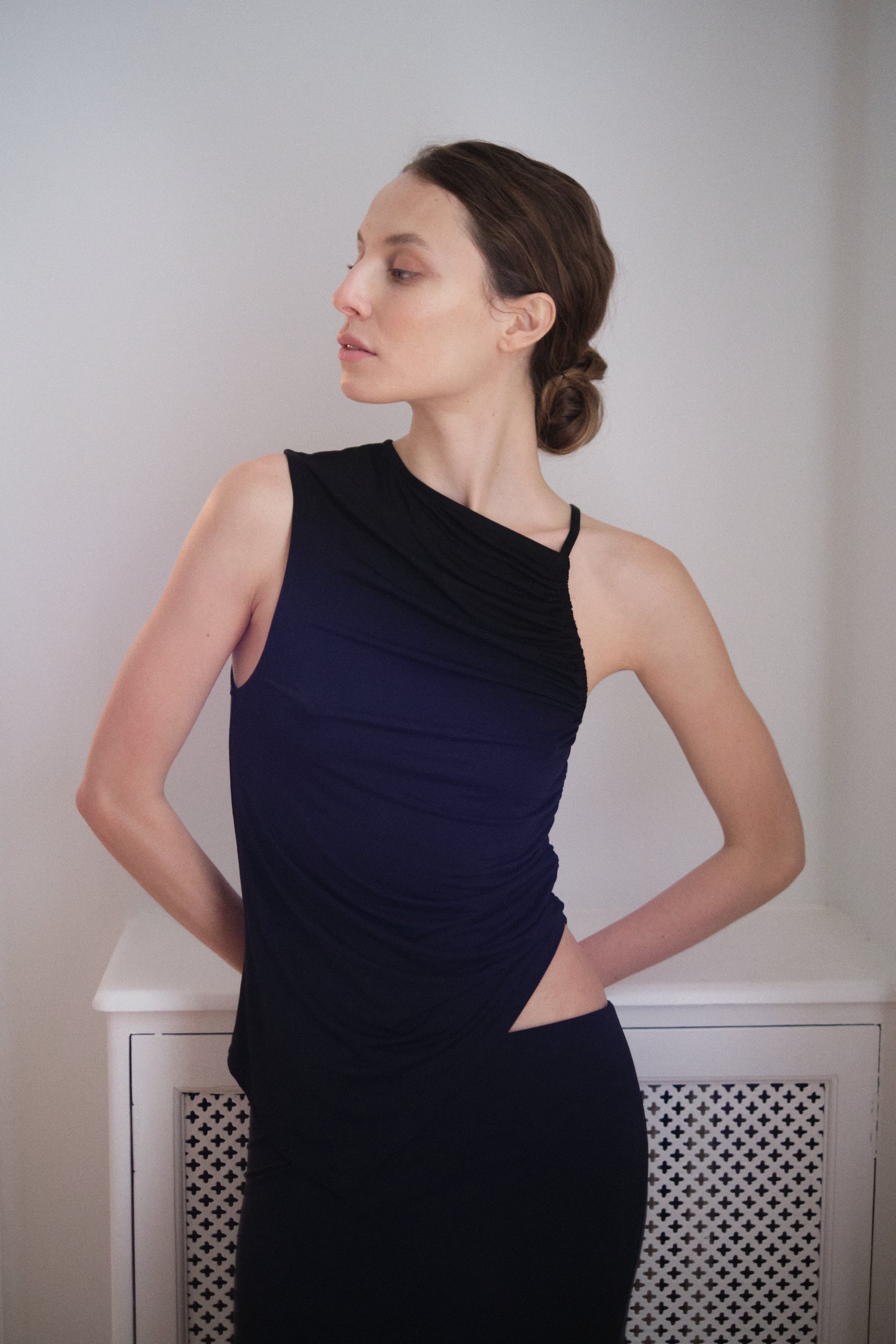 Asymmetric Top | Black $229