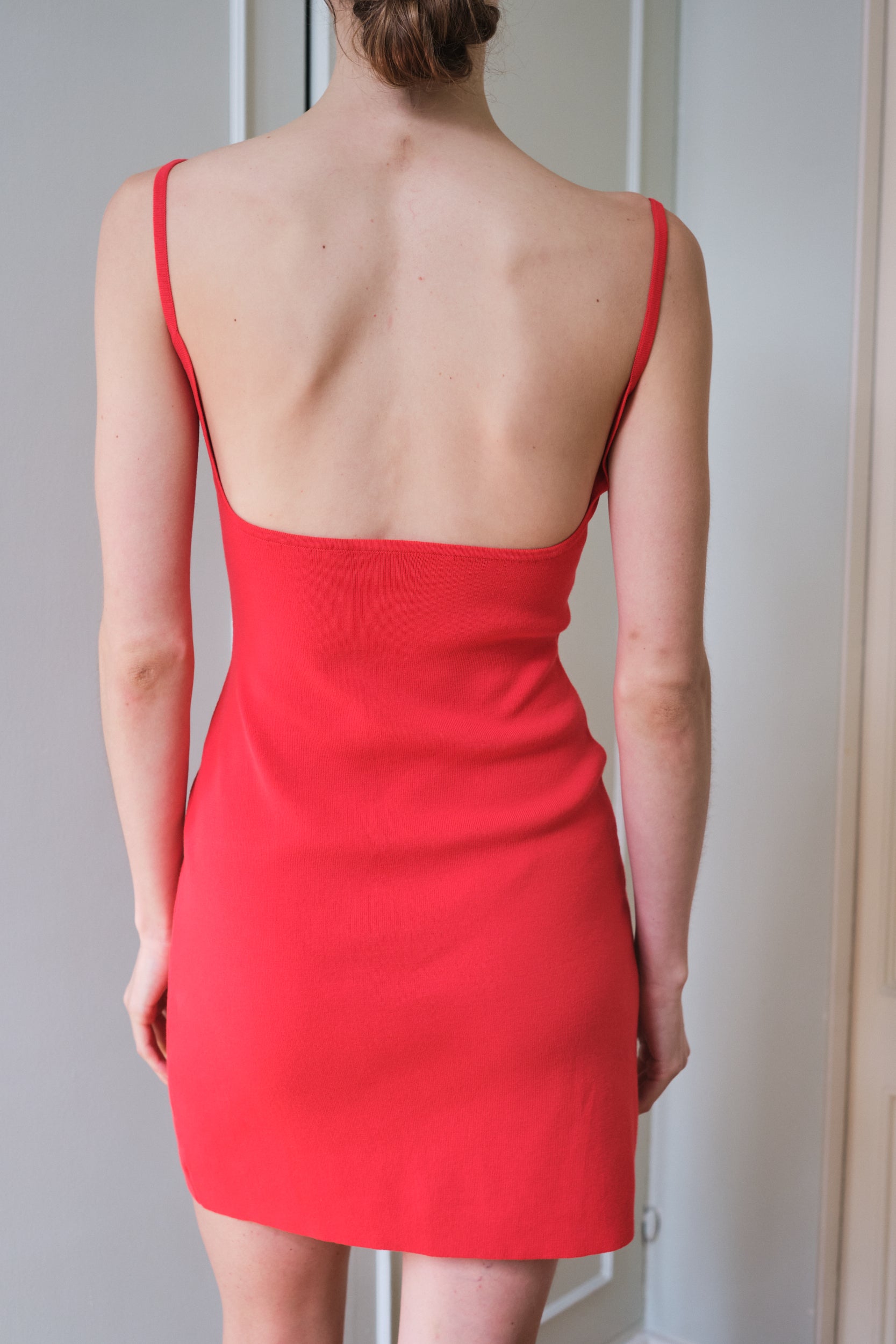 Knit Mini Dress | Red $259