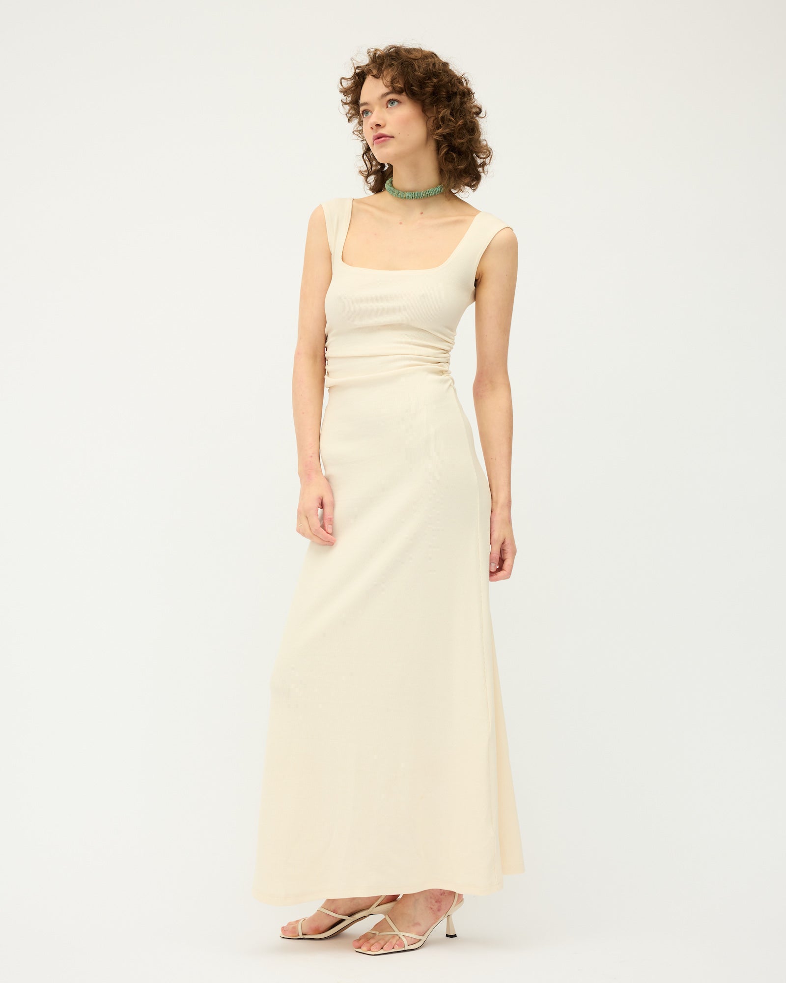 Naia Tank Dress | Vanilla $290