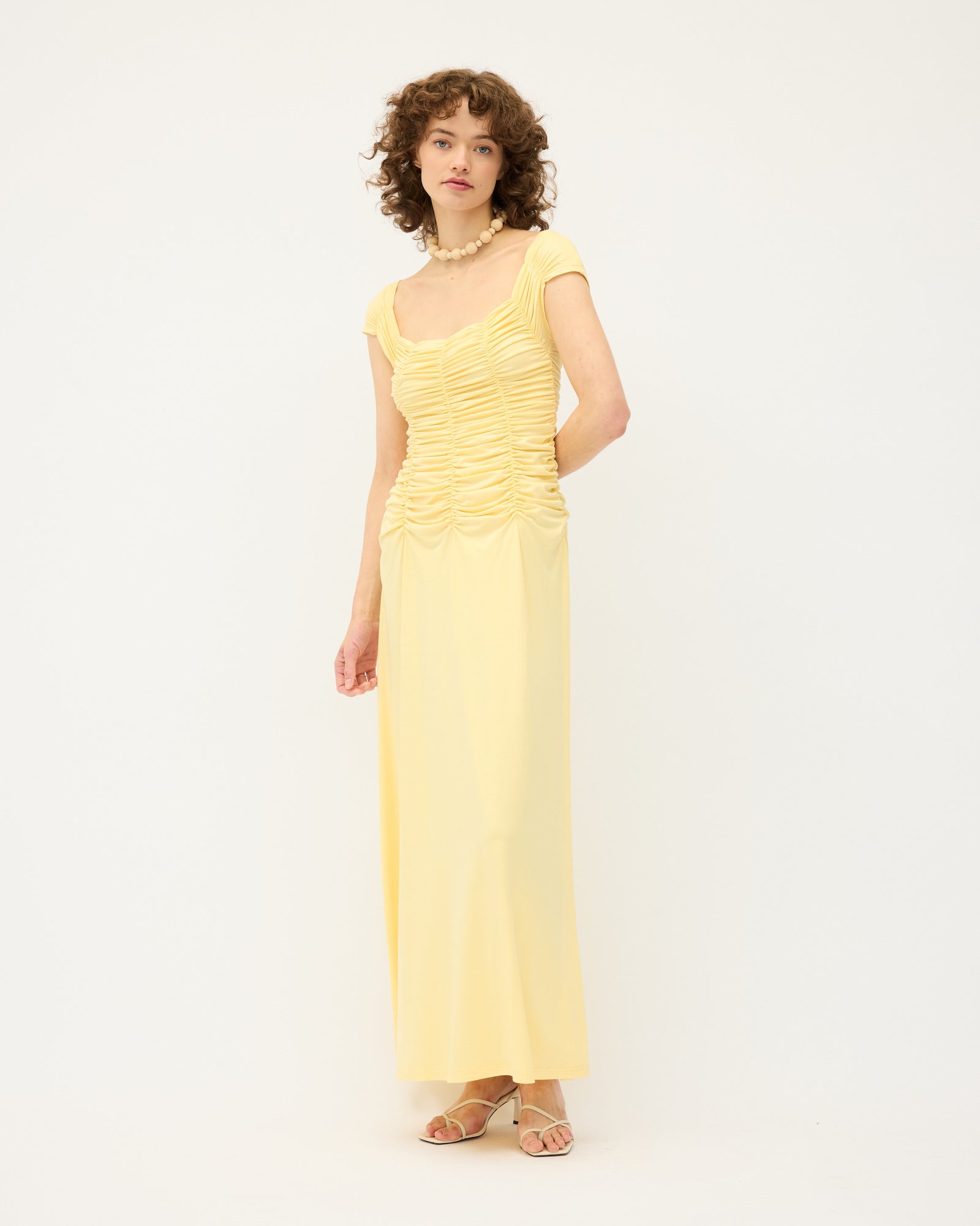 Jolene Dress | Lemon $370