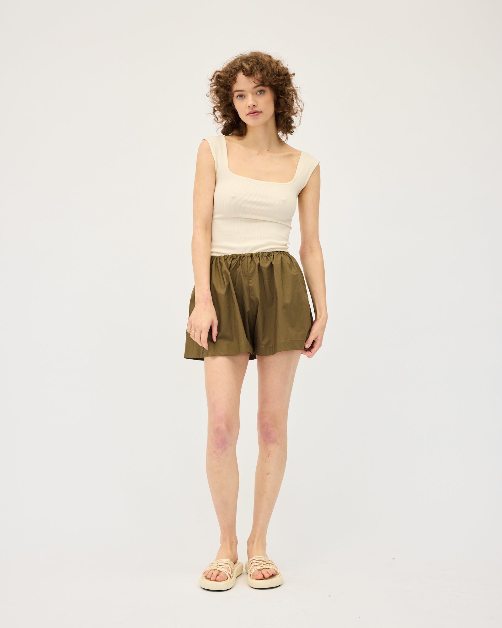 Naia Tank (Rib) | Vanilla $120