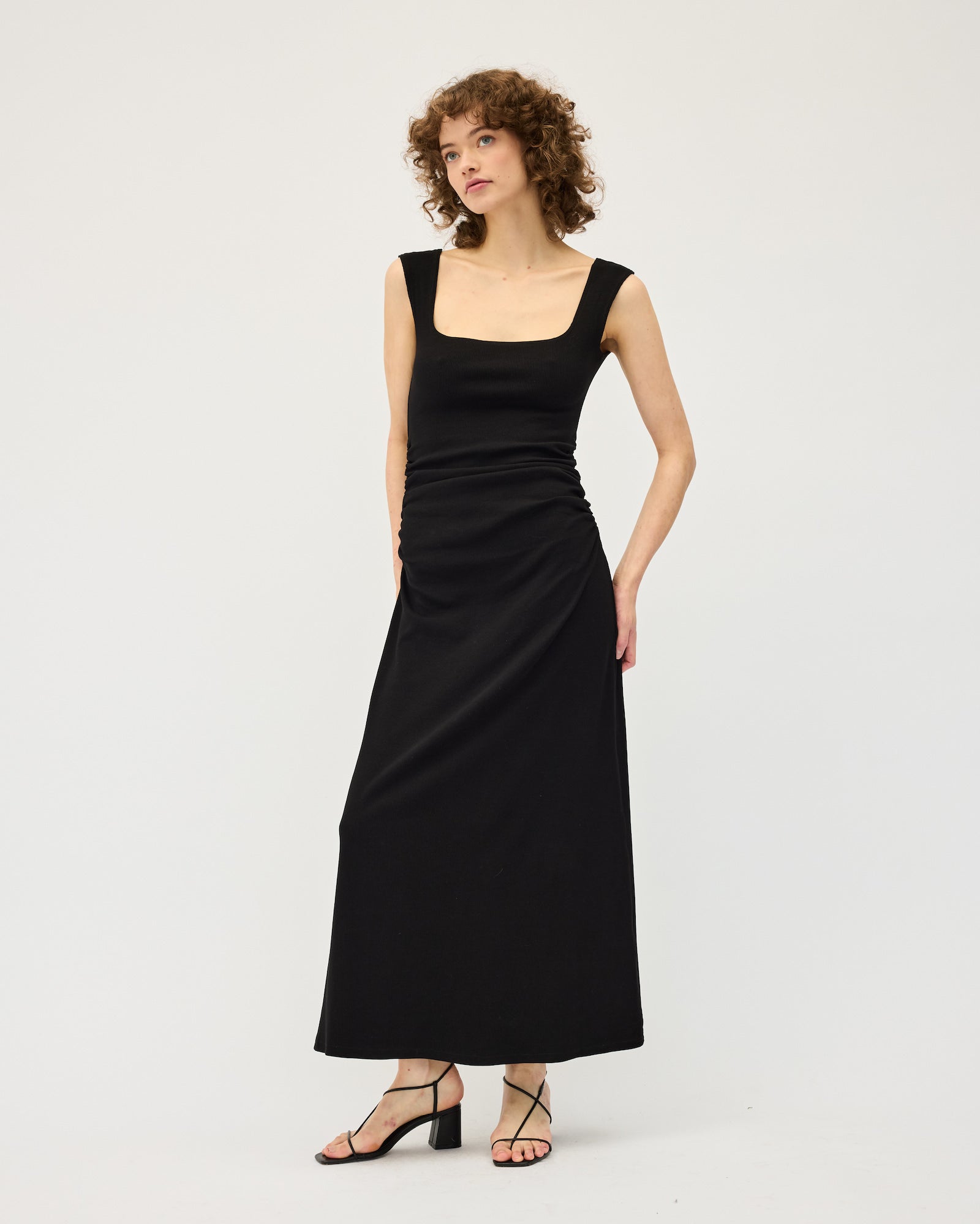 Naia Tank Dress | Black $295