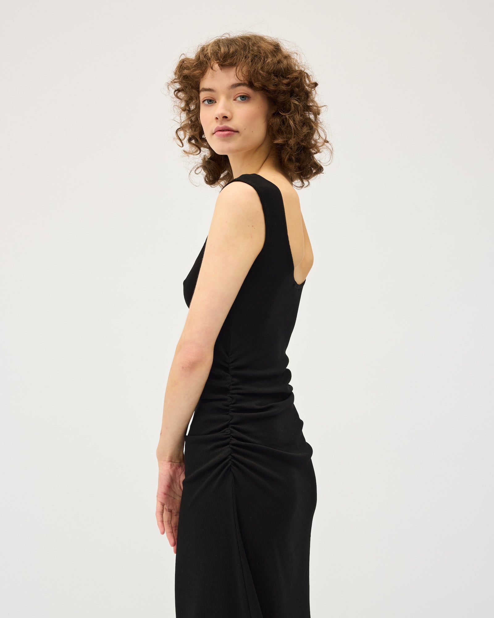 Naia Tank Dress | Black $295