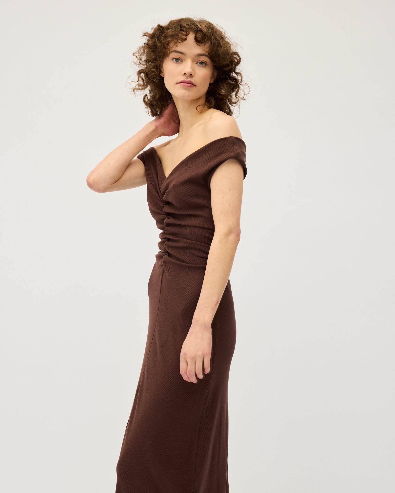 Niveah Dress | Chocolate $335