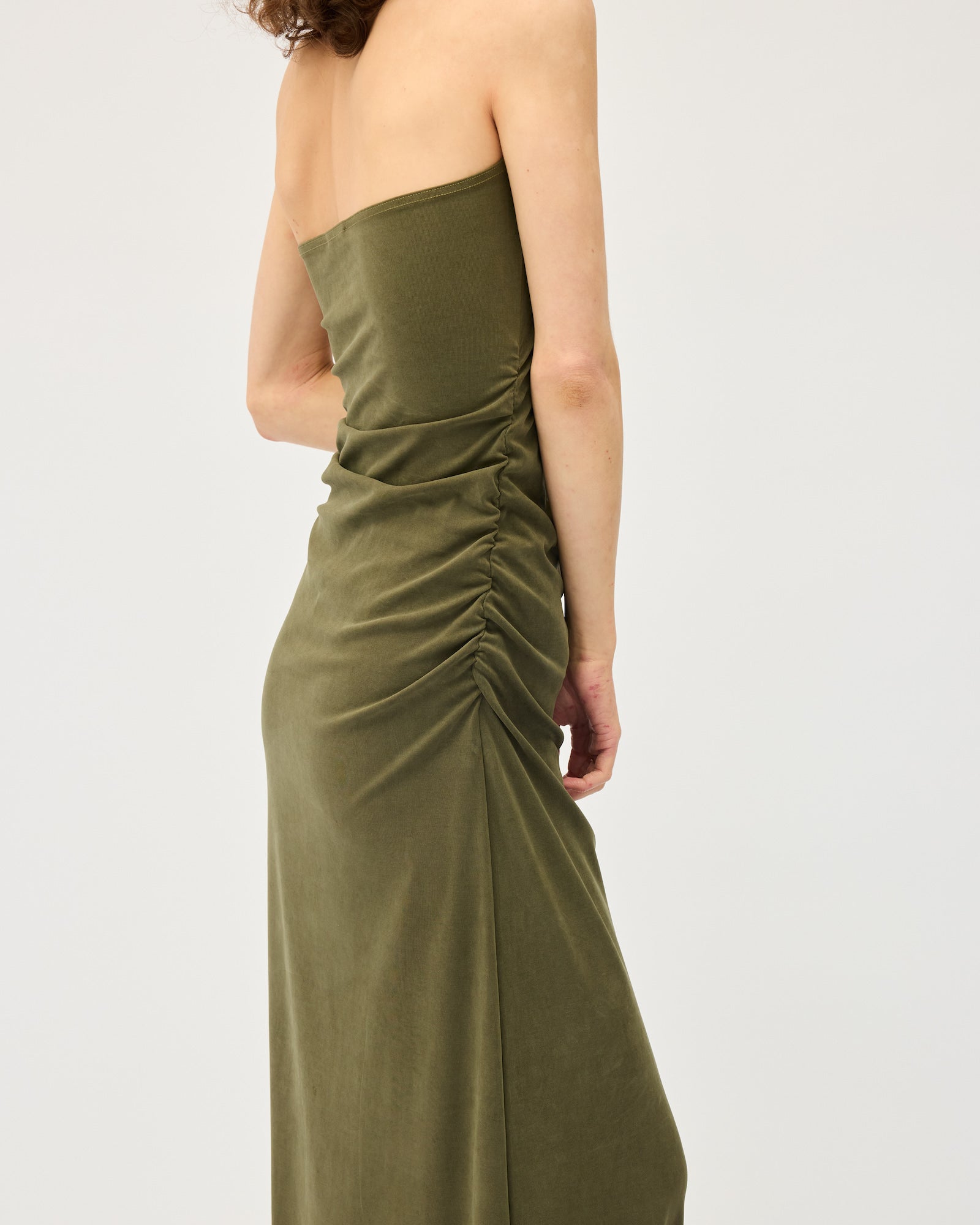 Helena Halter Dress | Khaki $400