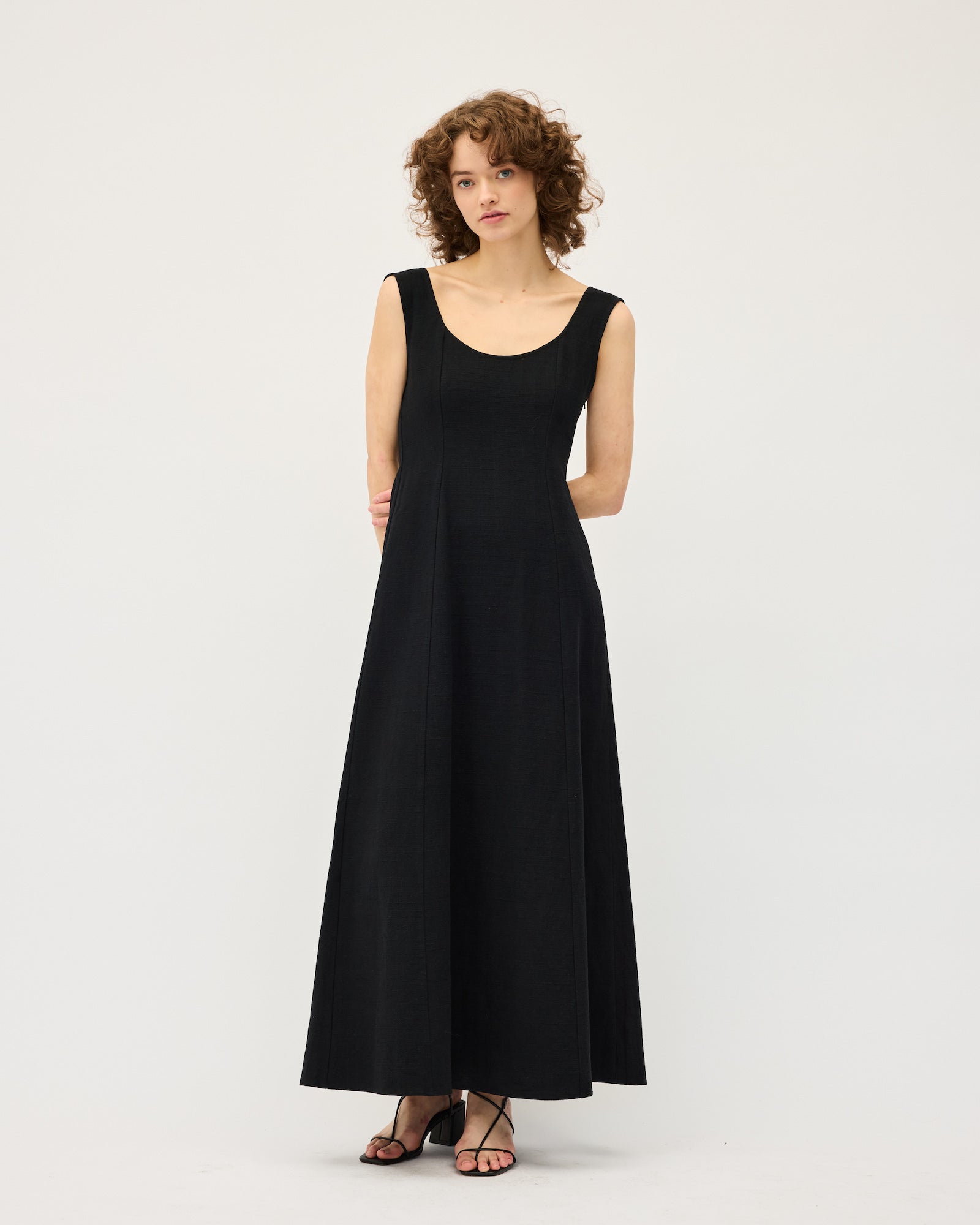 Ada Dress | Black & Natural $390