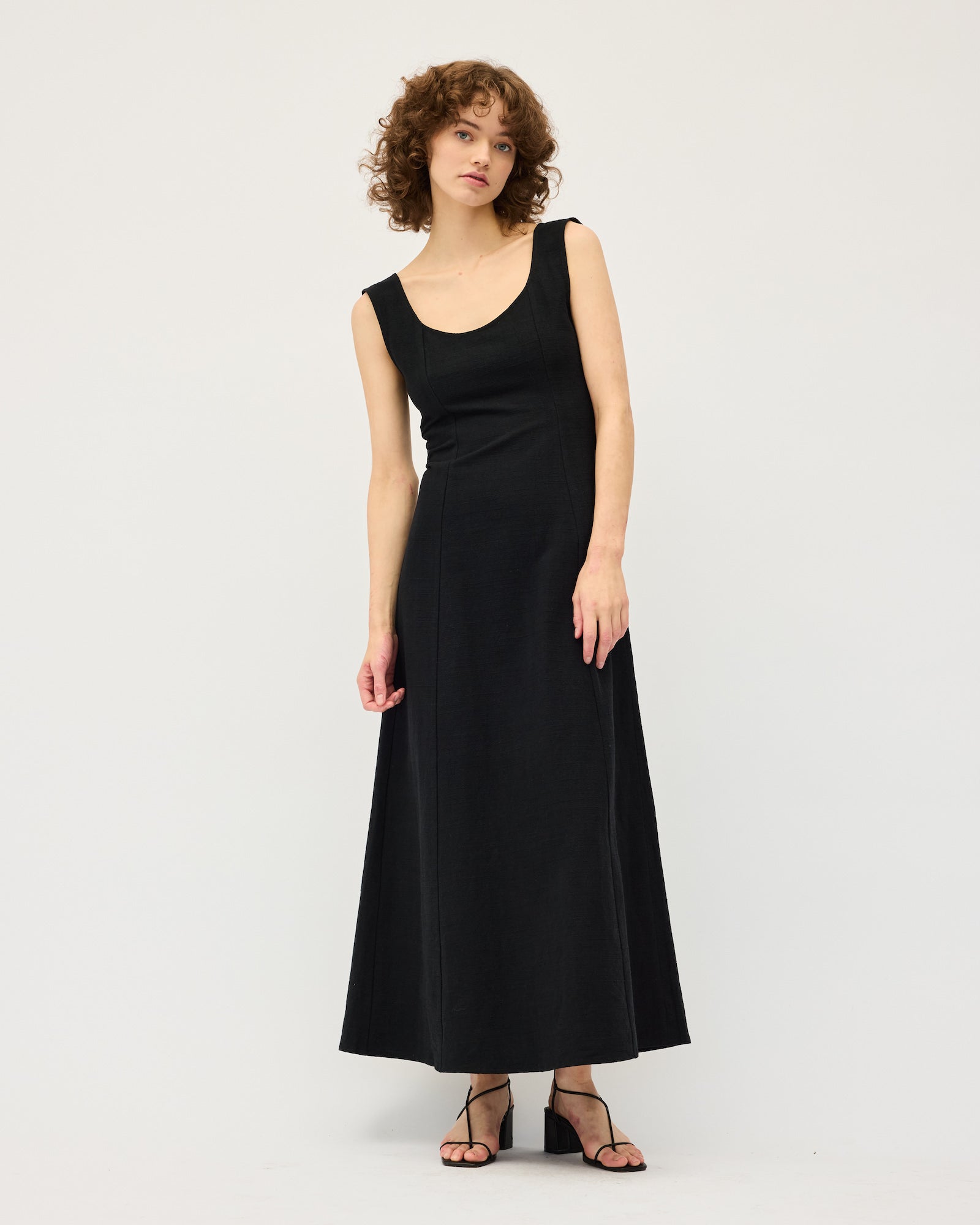 Ada Dress | Black & Natural $390