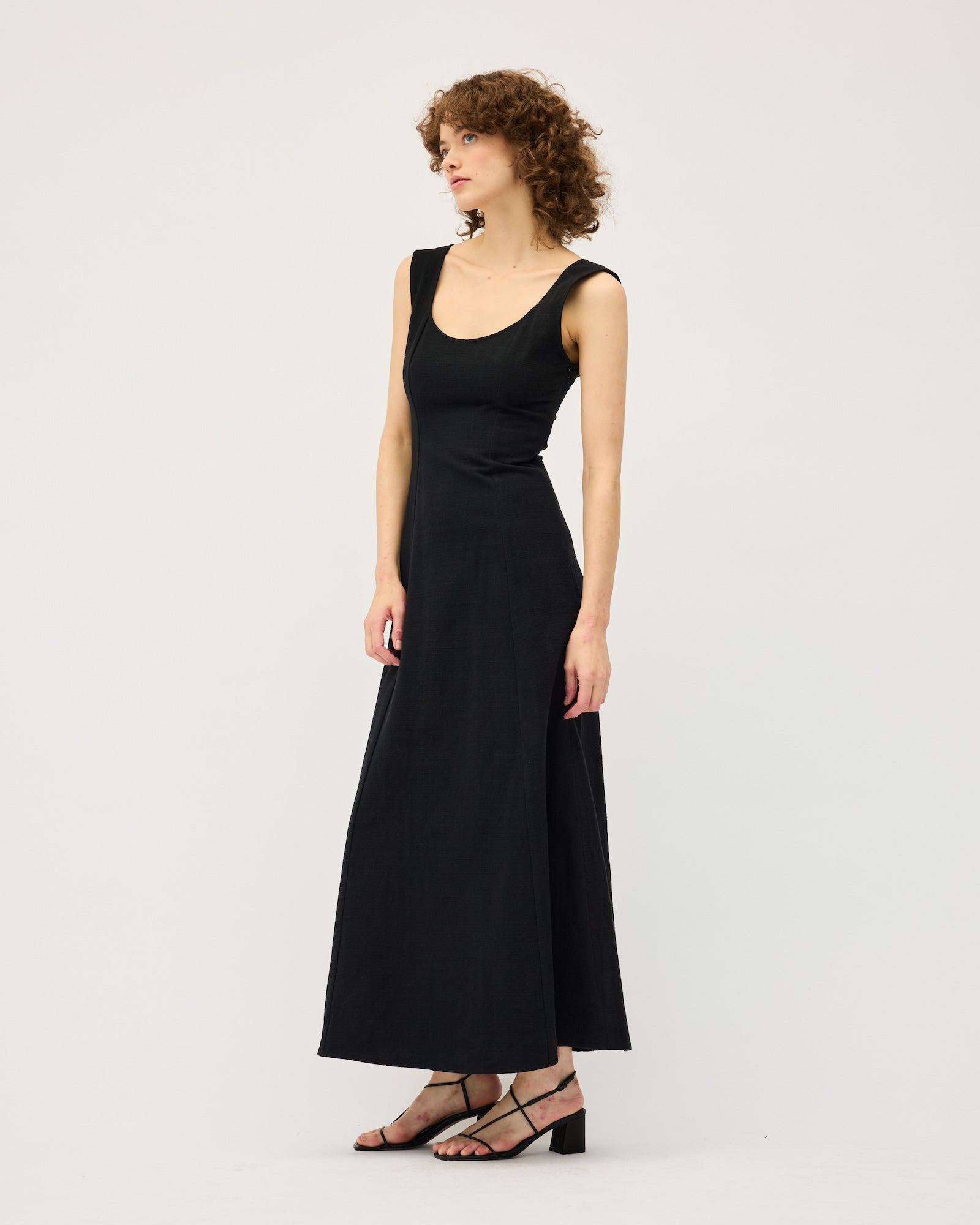 Ada Dress | Black & Natural $390