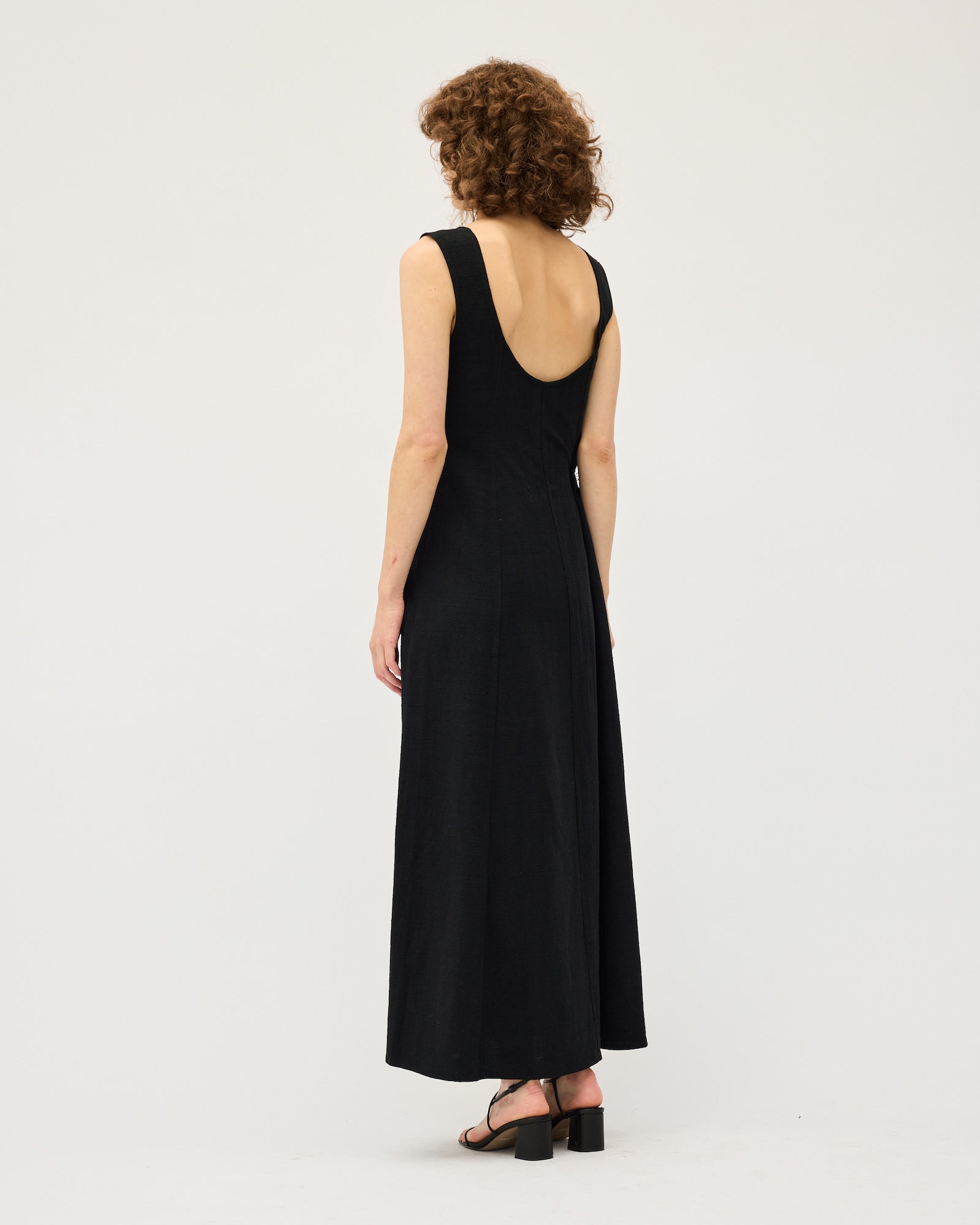 Ada Dress | Black & Natural $390