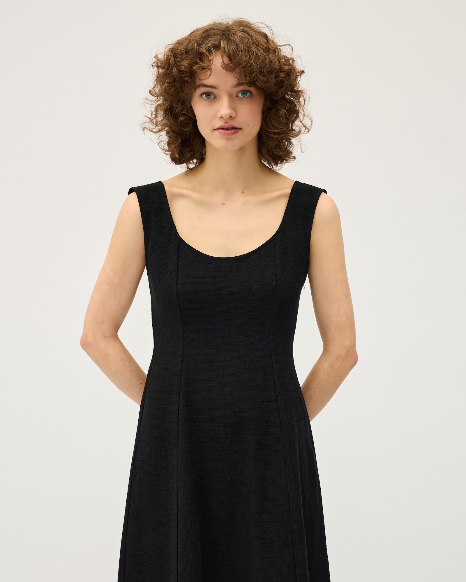 Ada Dress | Black & Natural $390