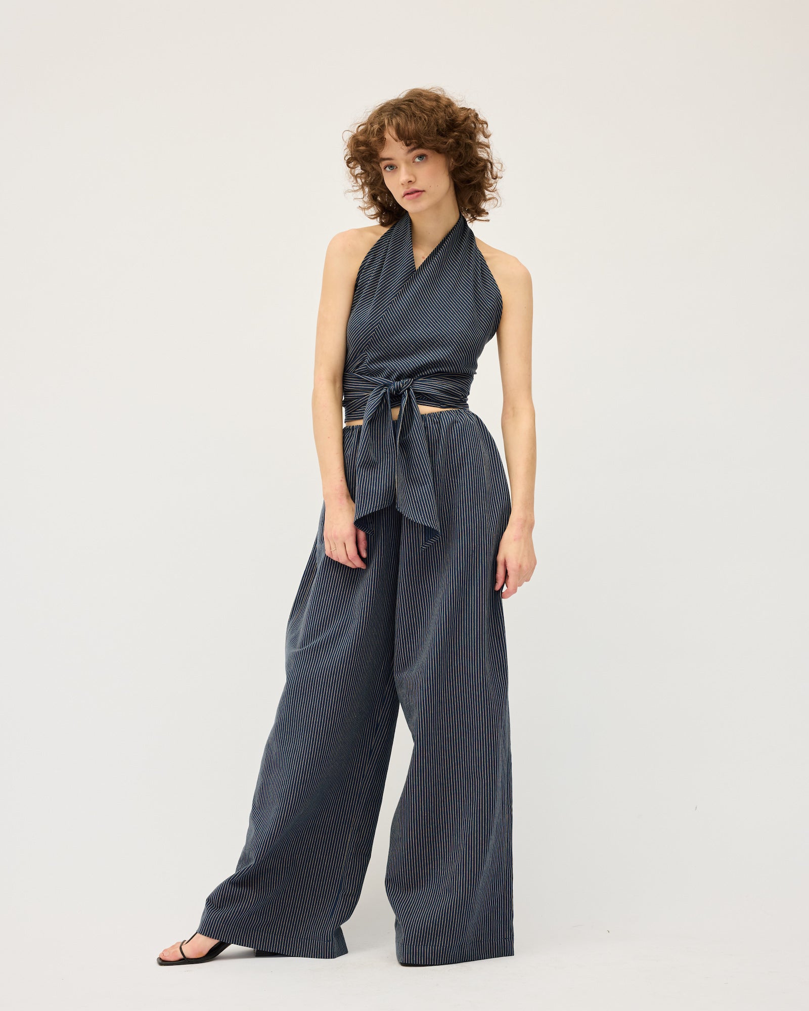 Pippa Pant | Navy Stripe $330