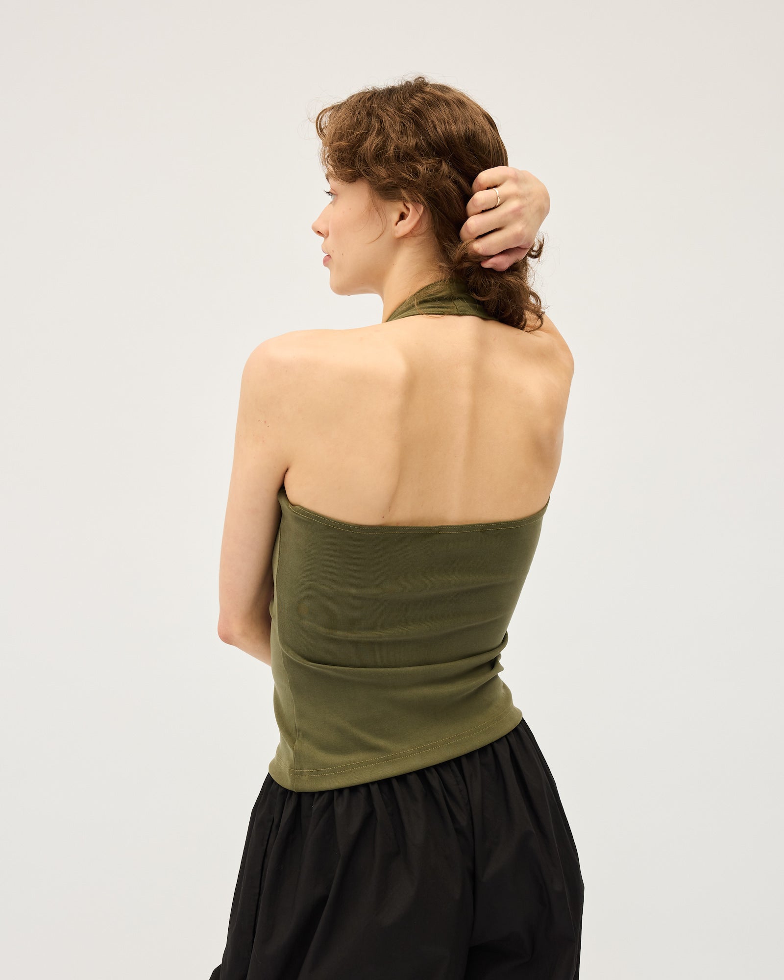 Helena Halter Top | Khaki $160