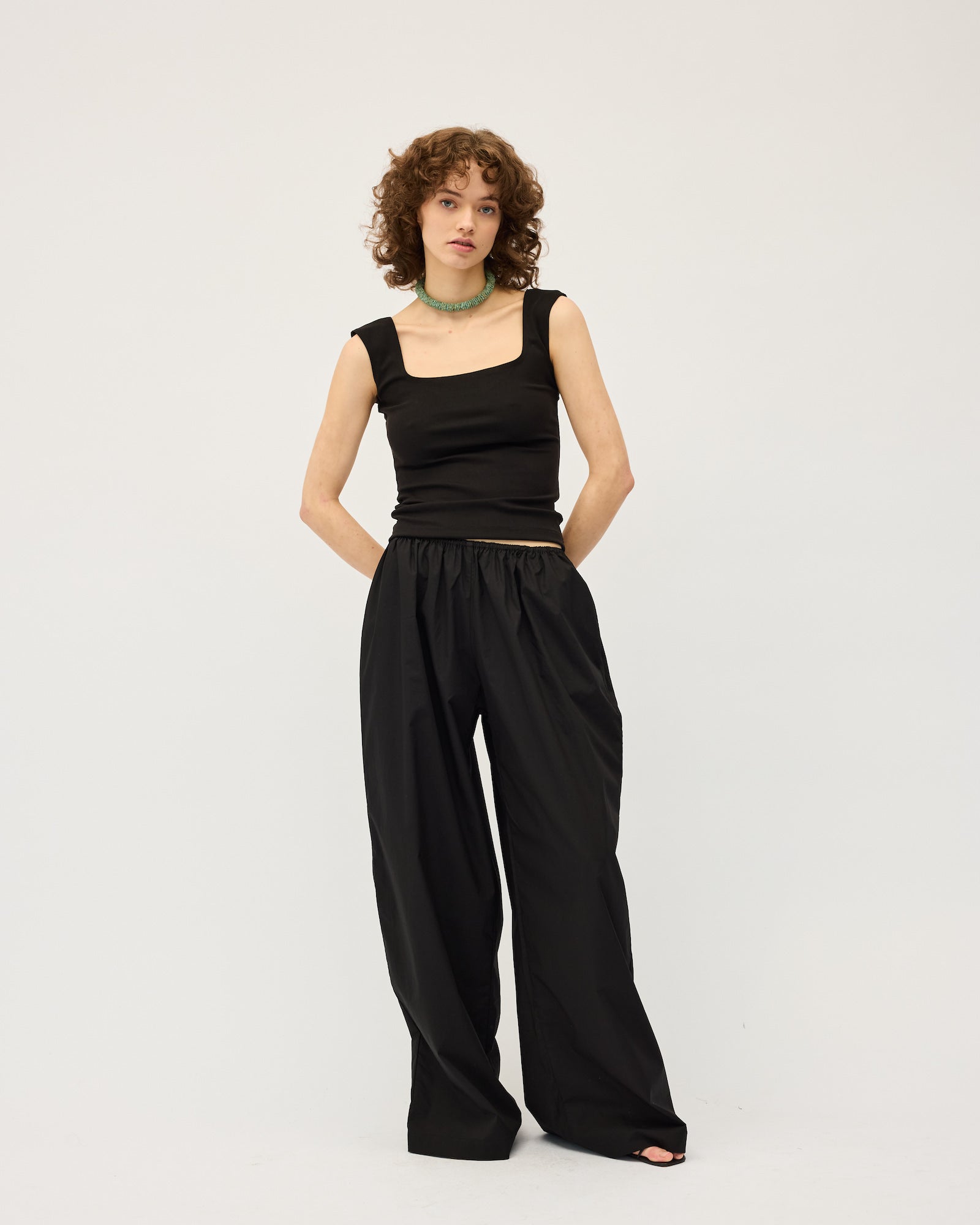 Naia Tank (Rib) | Black $120