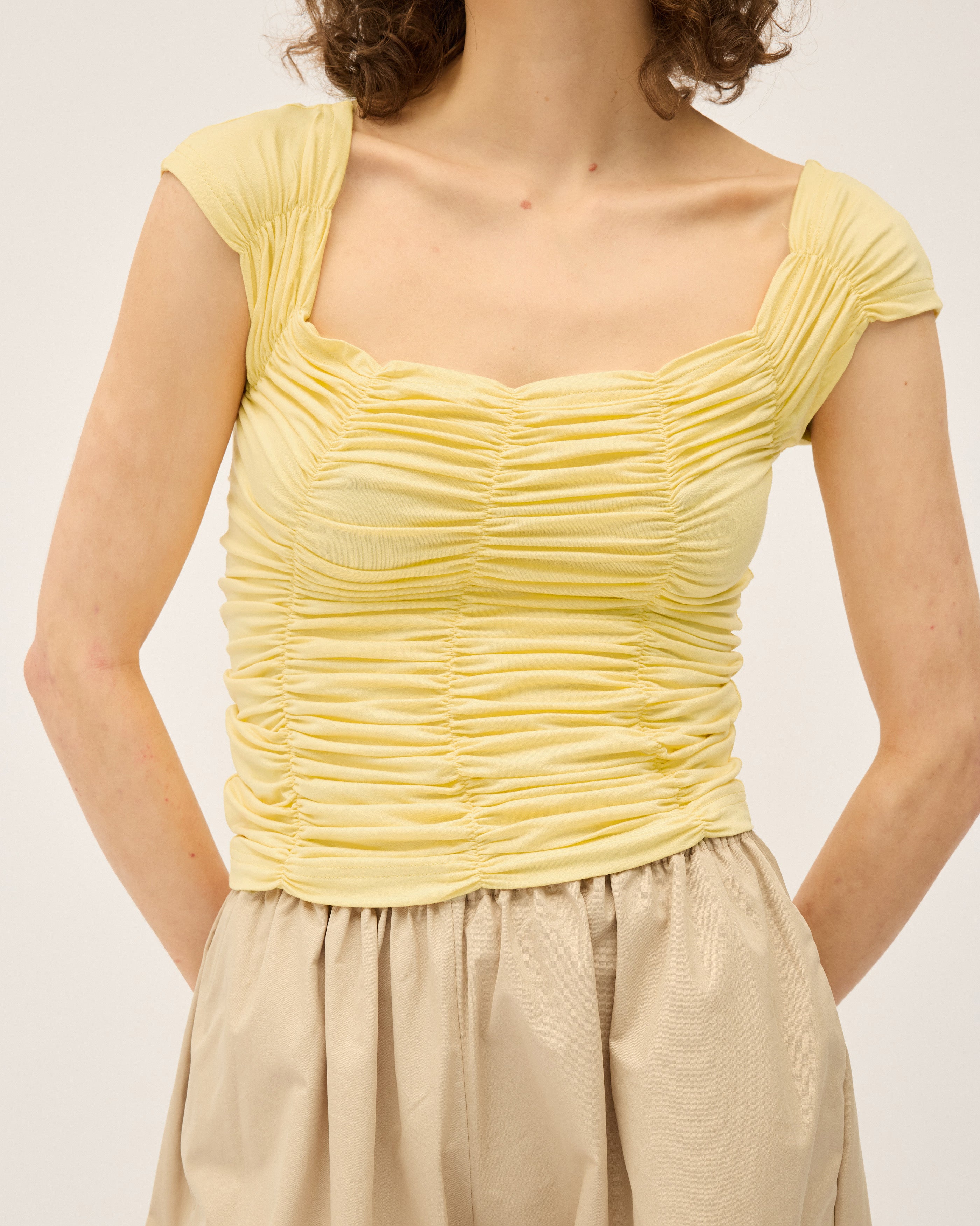 Jolene Tee | Lemon $260