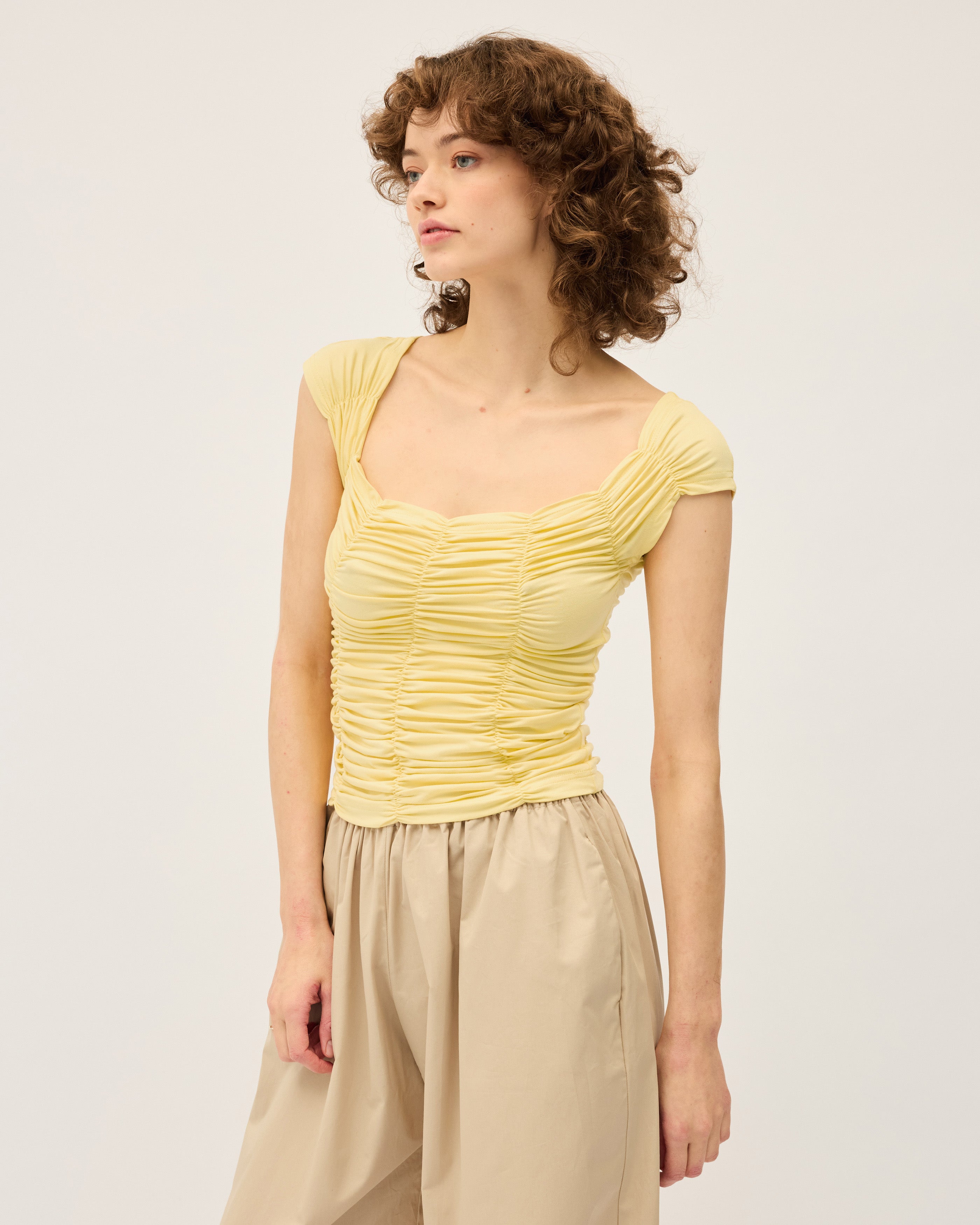 Jolene Tee | Lemon $260
