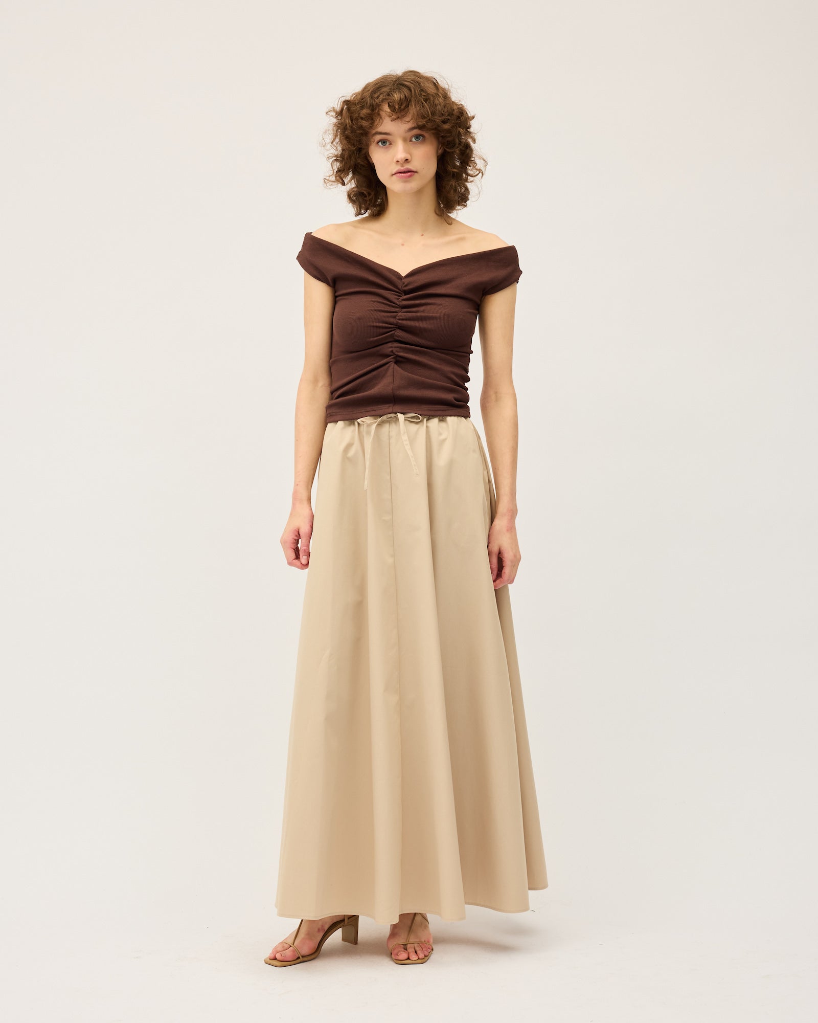 Zelda Skirt | Beige $370
