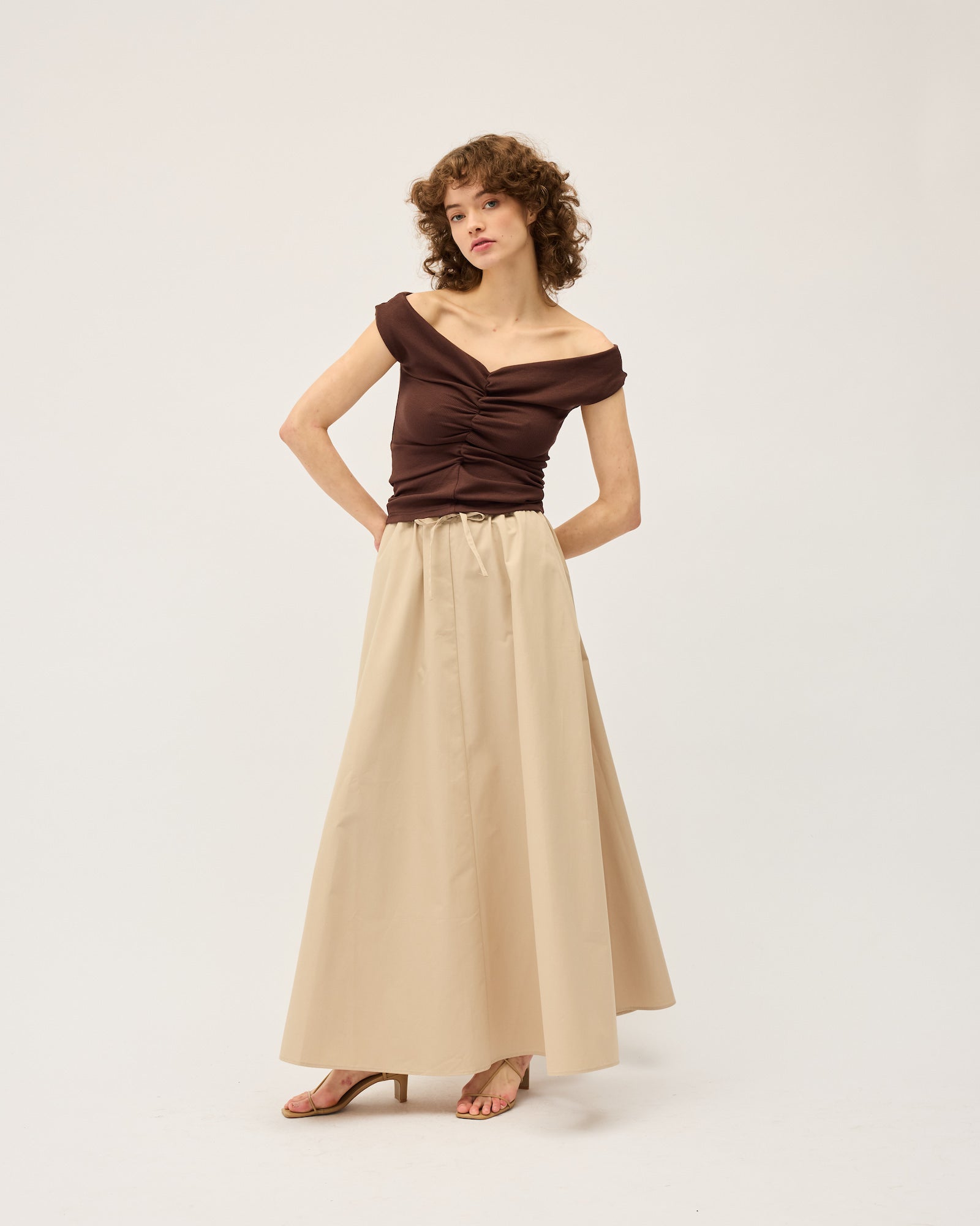 Zelda Skirt | Beige $370