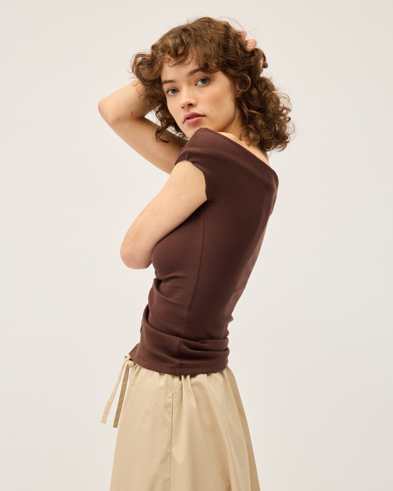 Niveah Tee | Chocolate $180