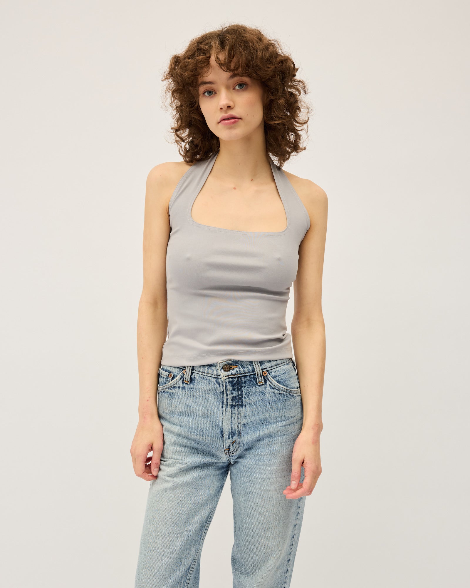 Helena Halter Top | Silver $160