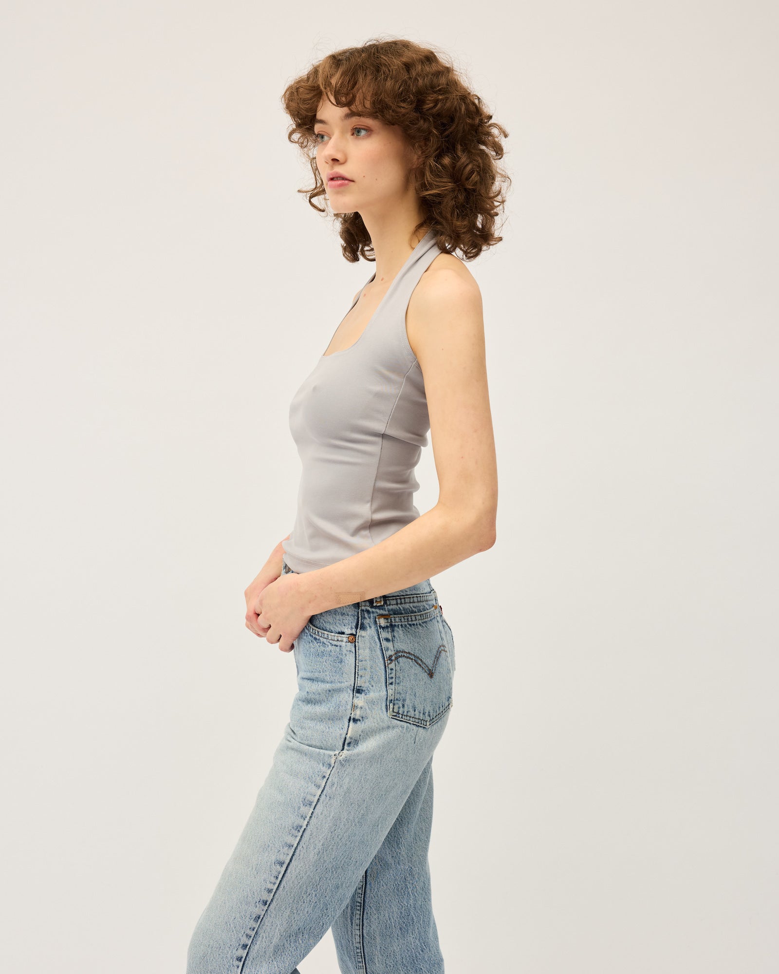 Helena Halter Top | Silver $160