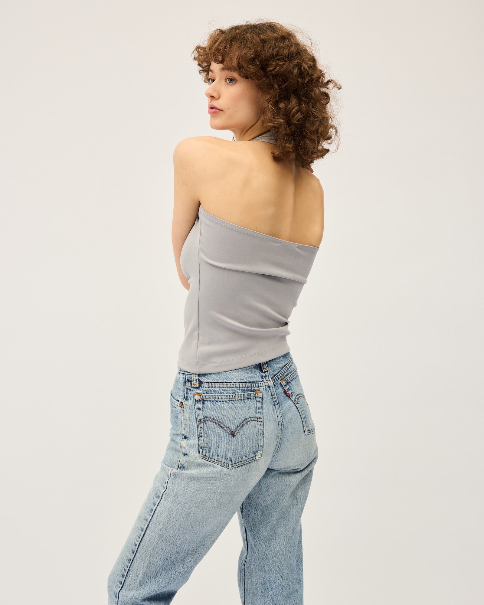 Helena Halter Top | Silver $160