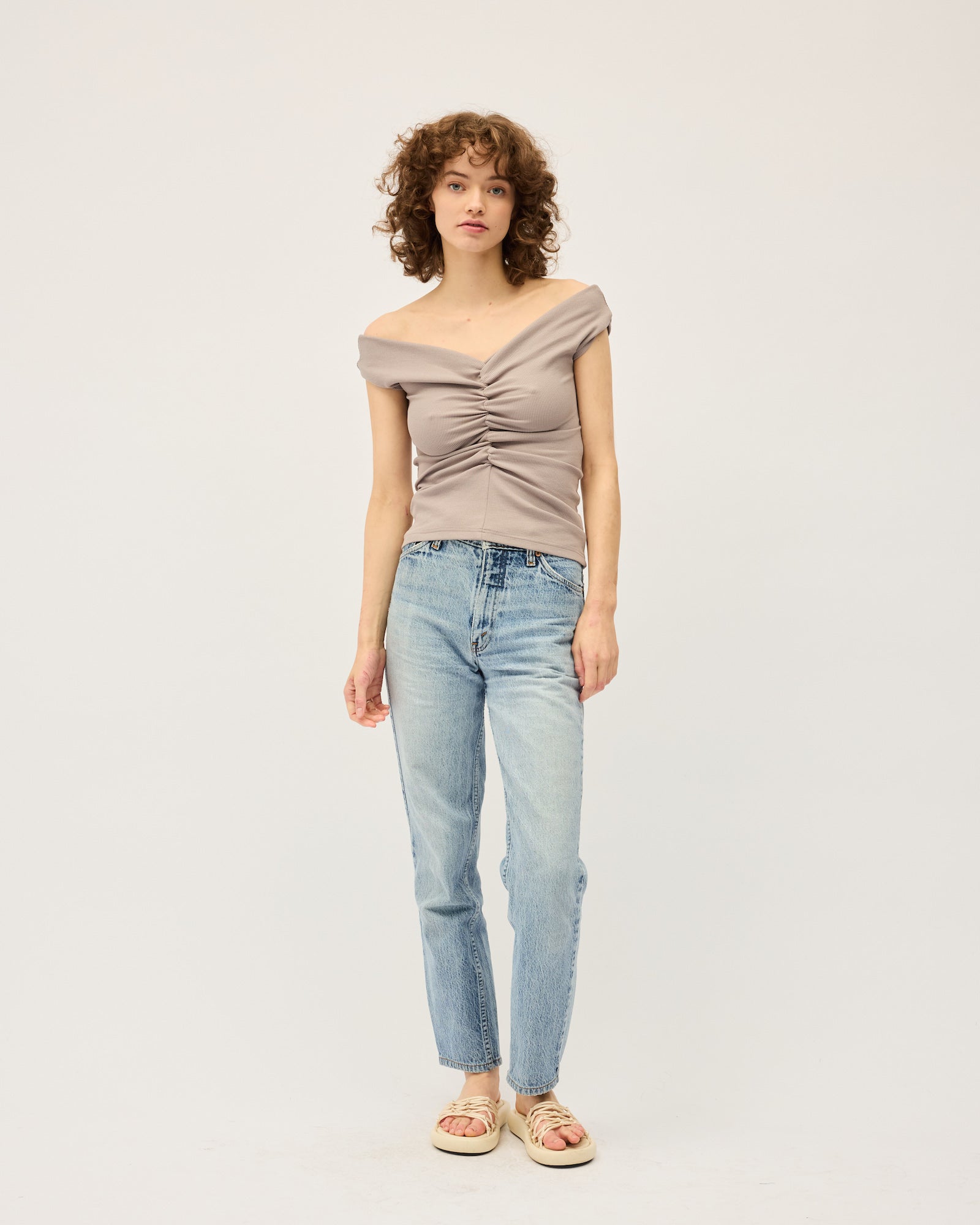 Niveah Tee | Putty Grey $180