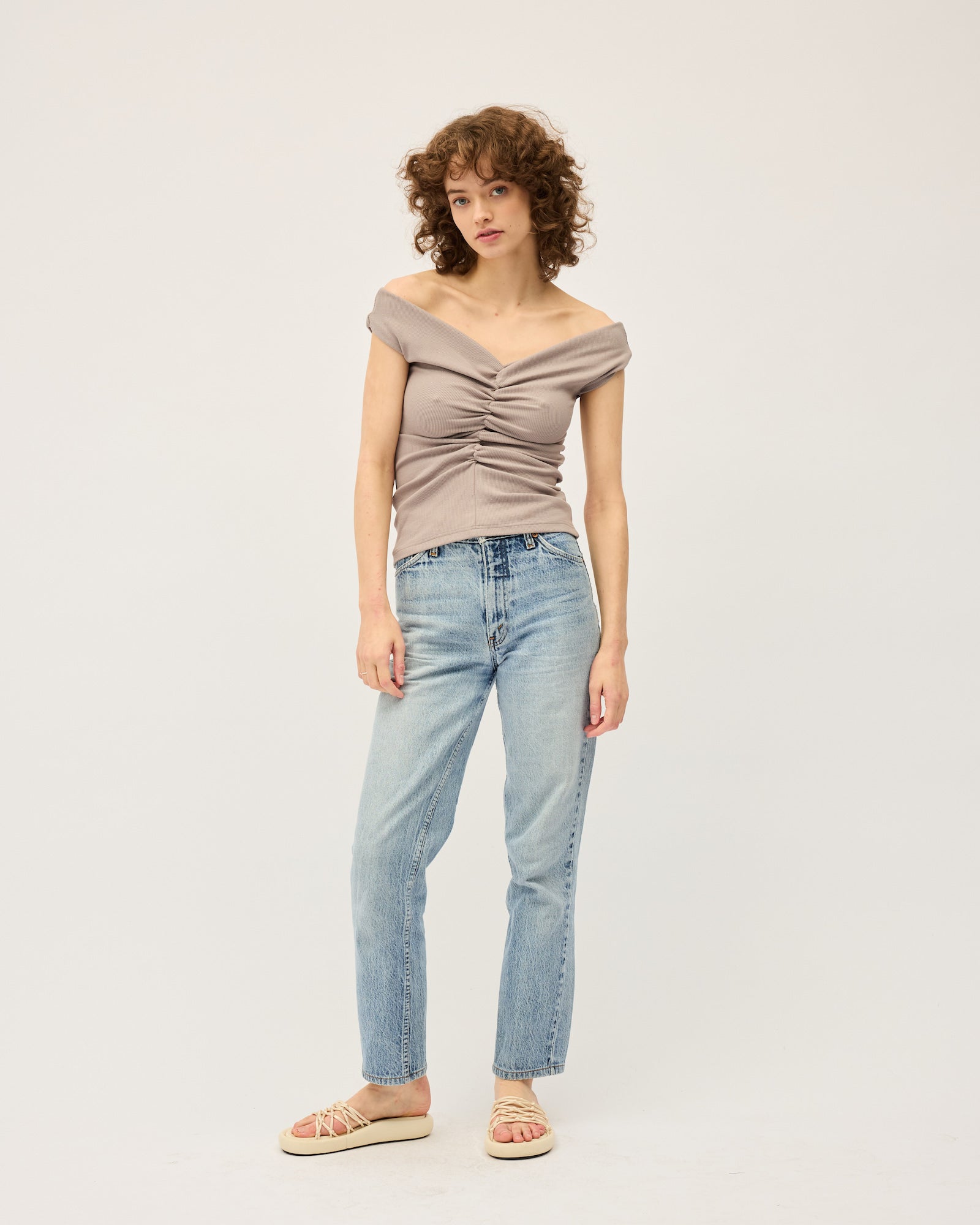 Niveah Tee | Putty Grey $180