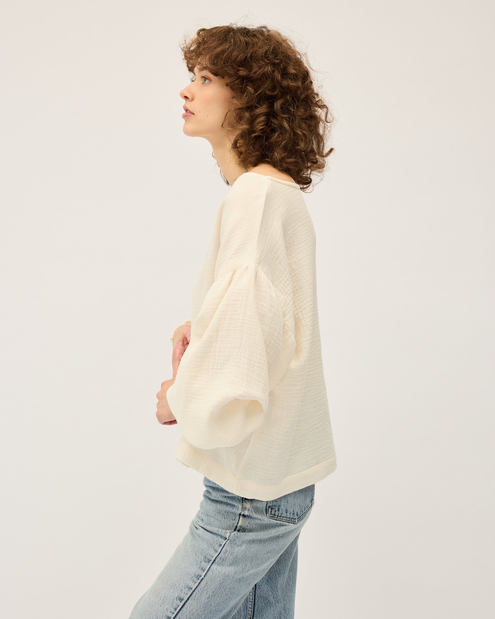 Bella Blouse | Cream $209