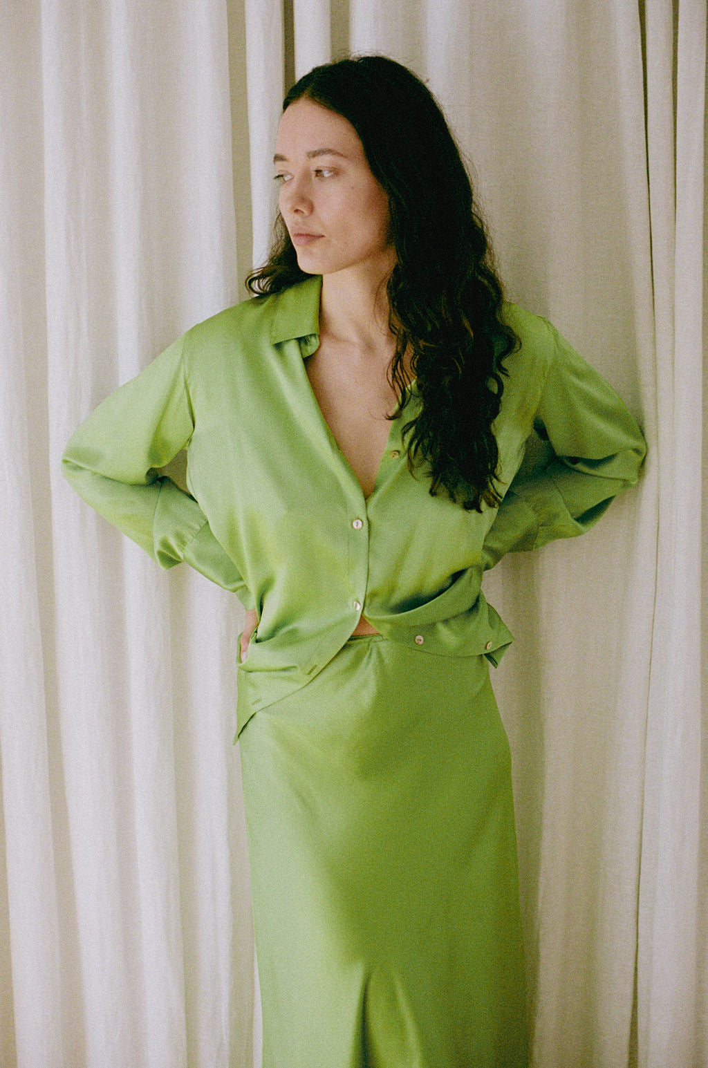 Maeve Shirt | 2 silk colours | $490