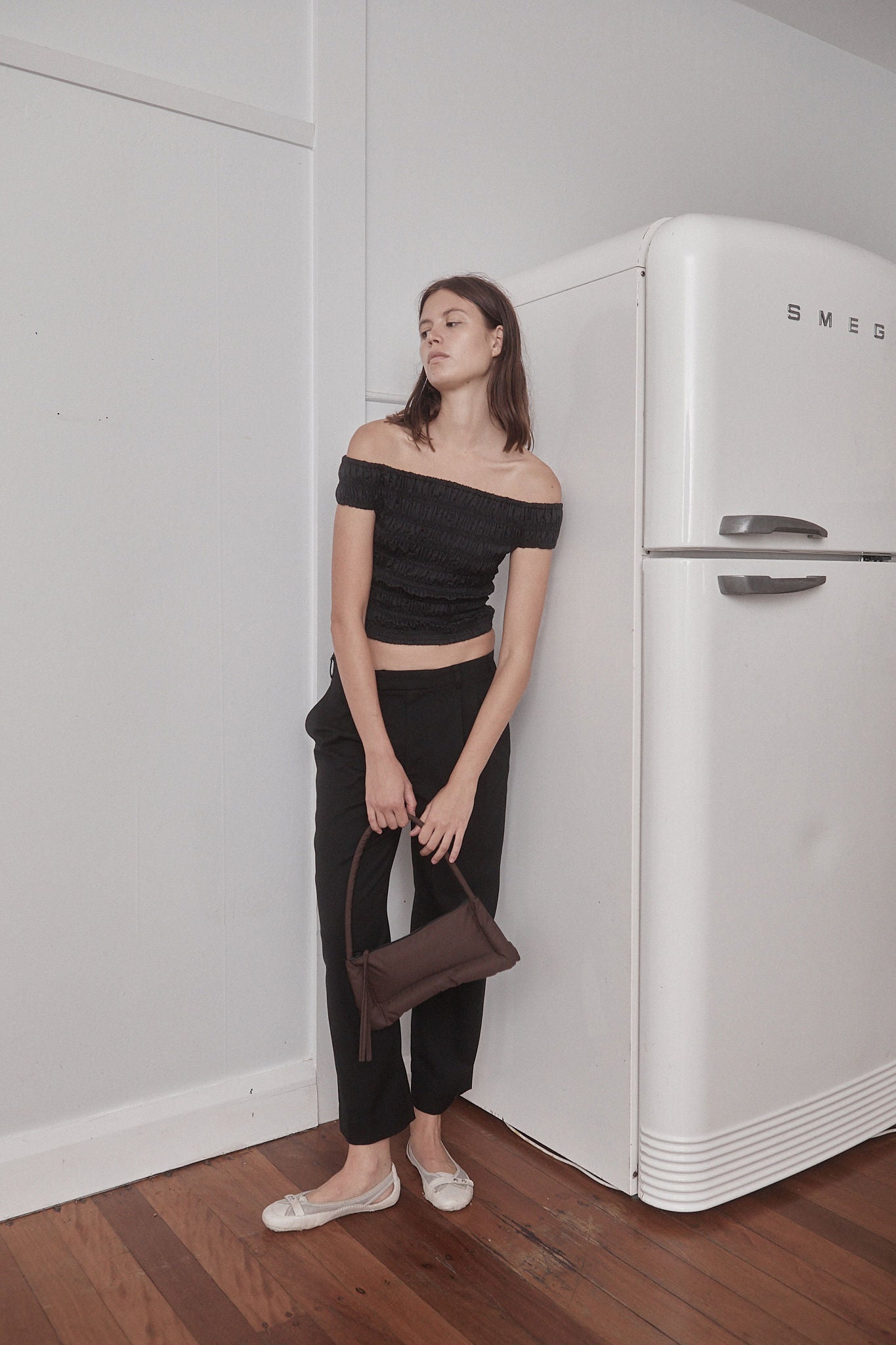 CORE Off Shoulder Top | Black $179
