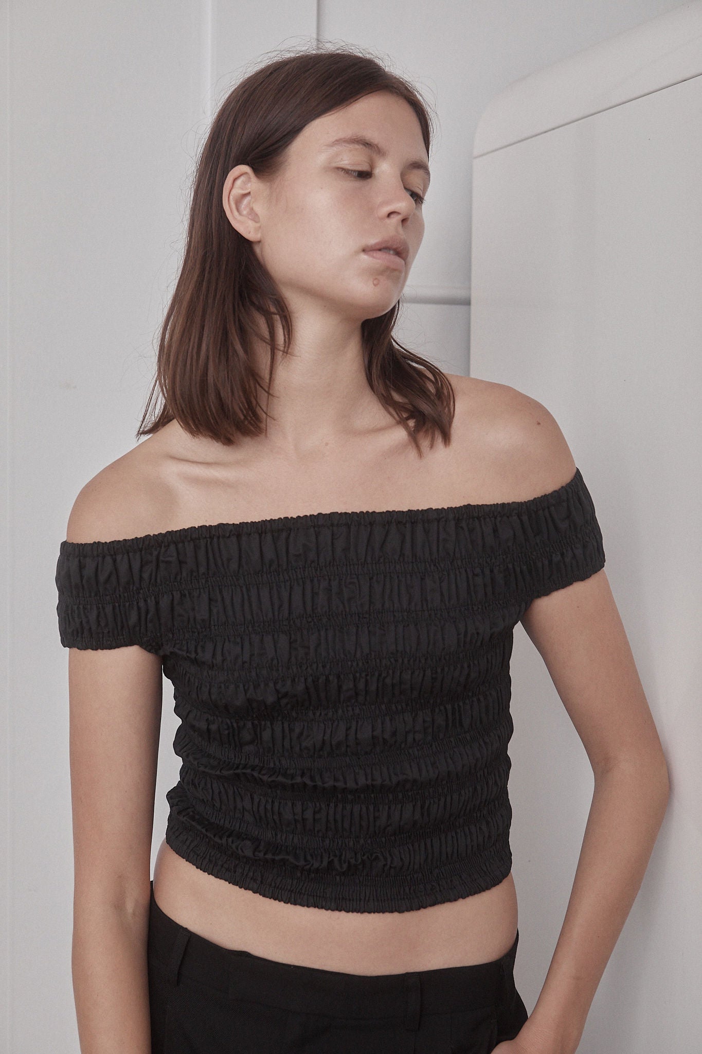 CORE Off Shoulder Top | Black $179