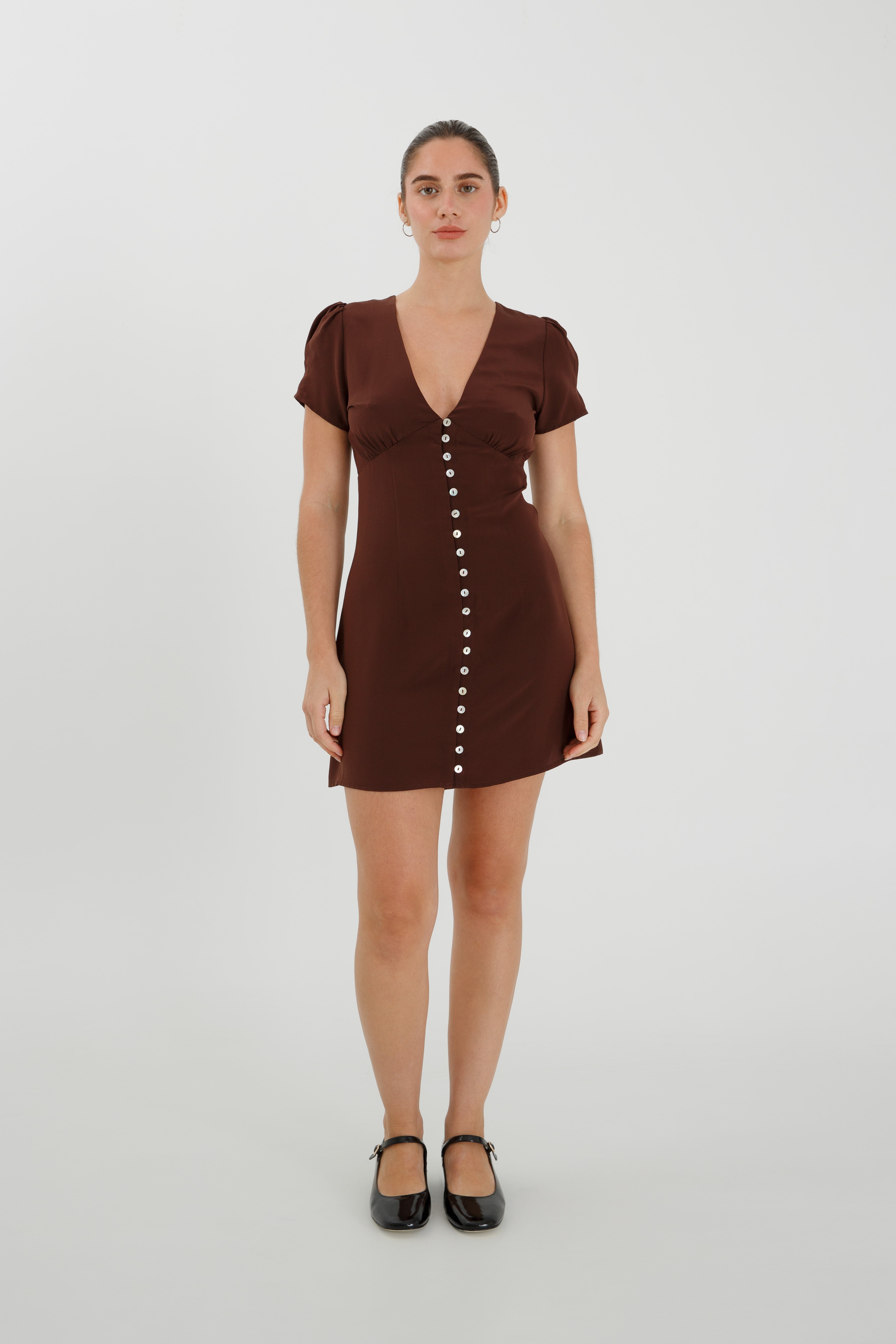 Cap-Sleeve Mini Dress | Ciocco $259 - AVAILABLE NOW