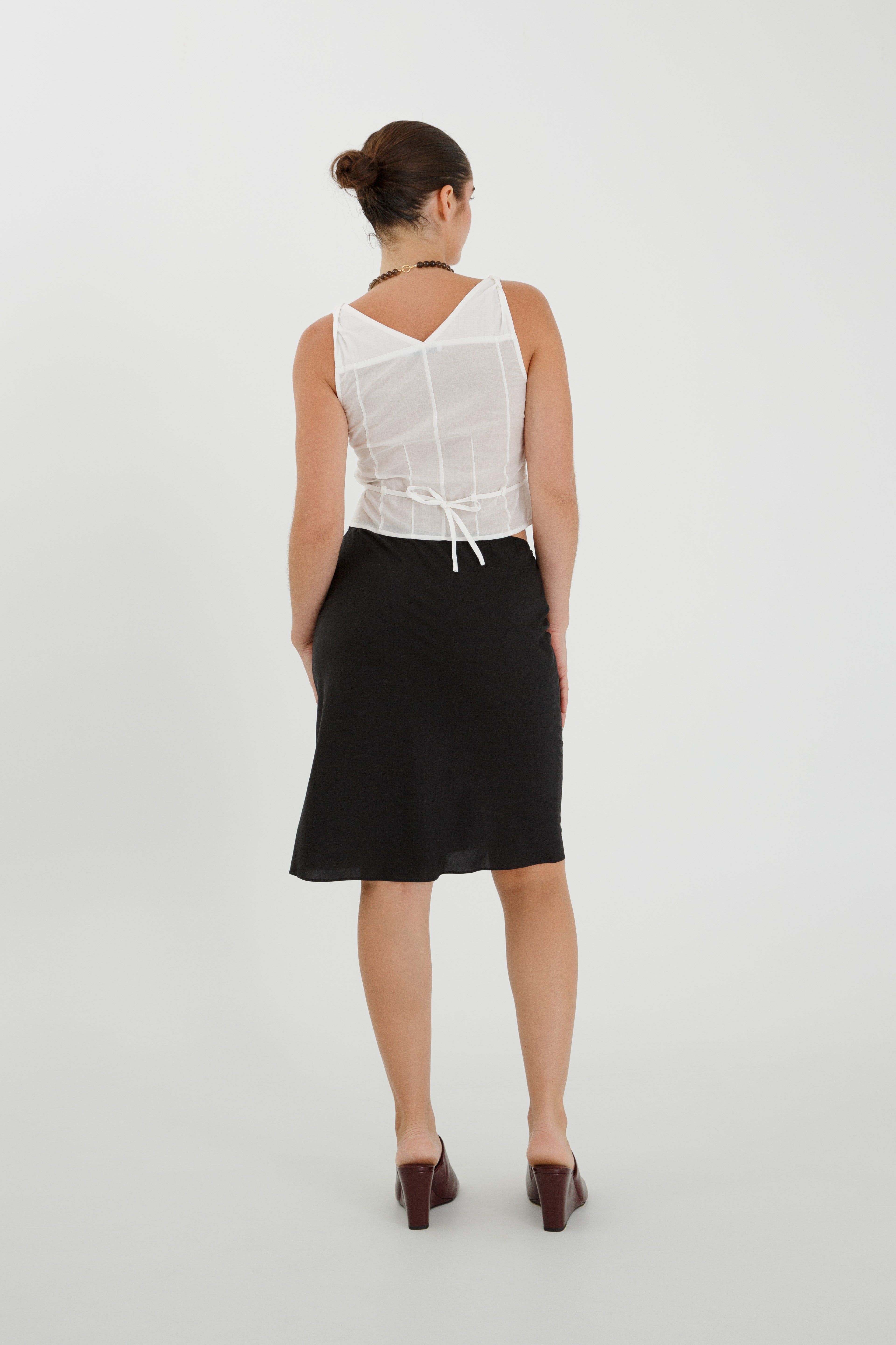 Twist Shoulder Bustier | Bianca $219 - AUGUST