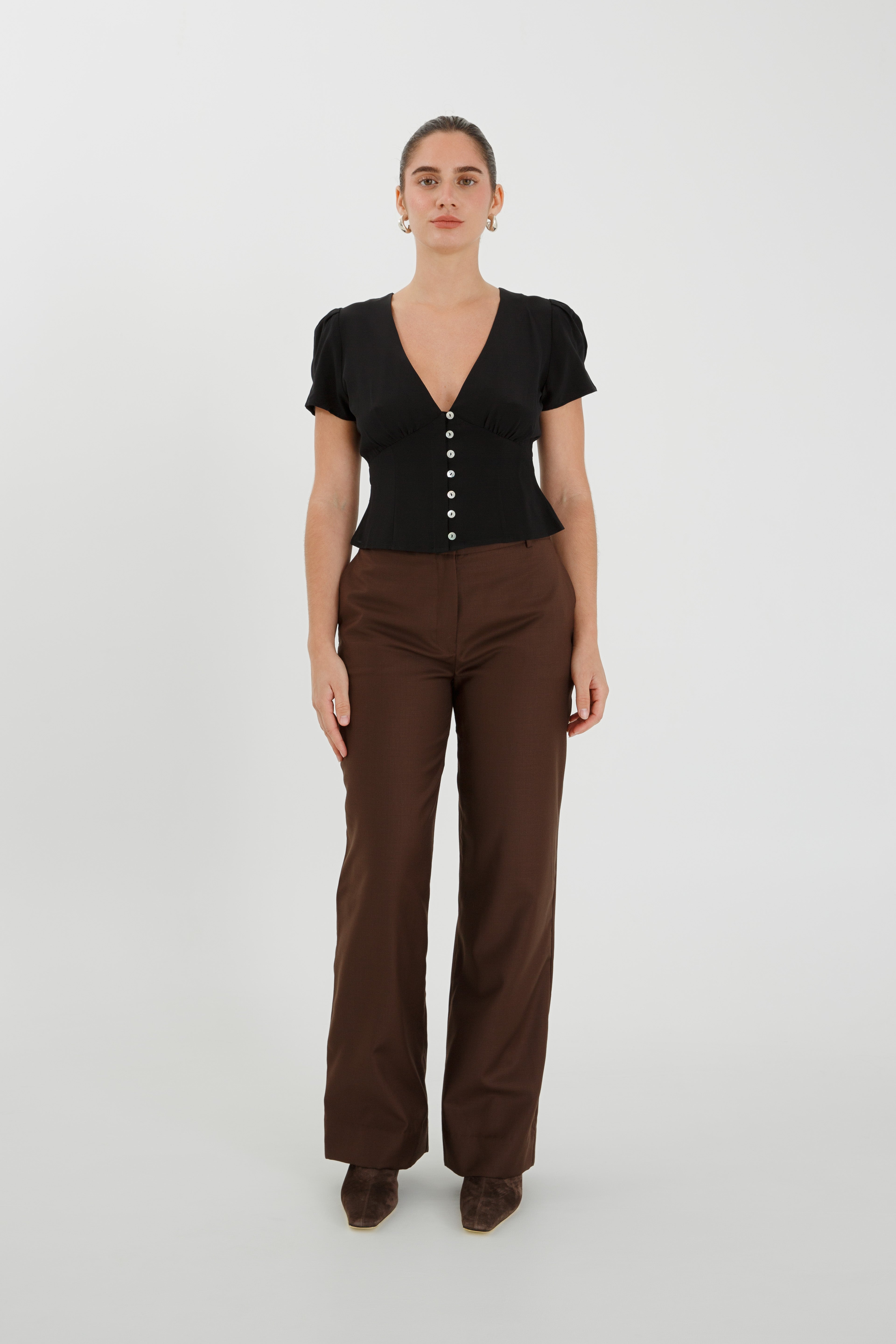 Cap-Sleeve Top | Nera $229 - AVAILABLE NOW