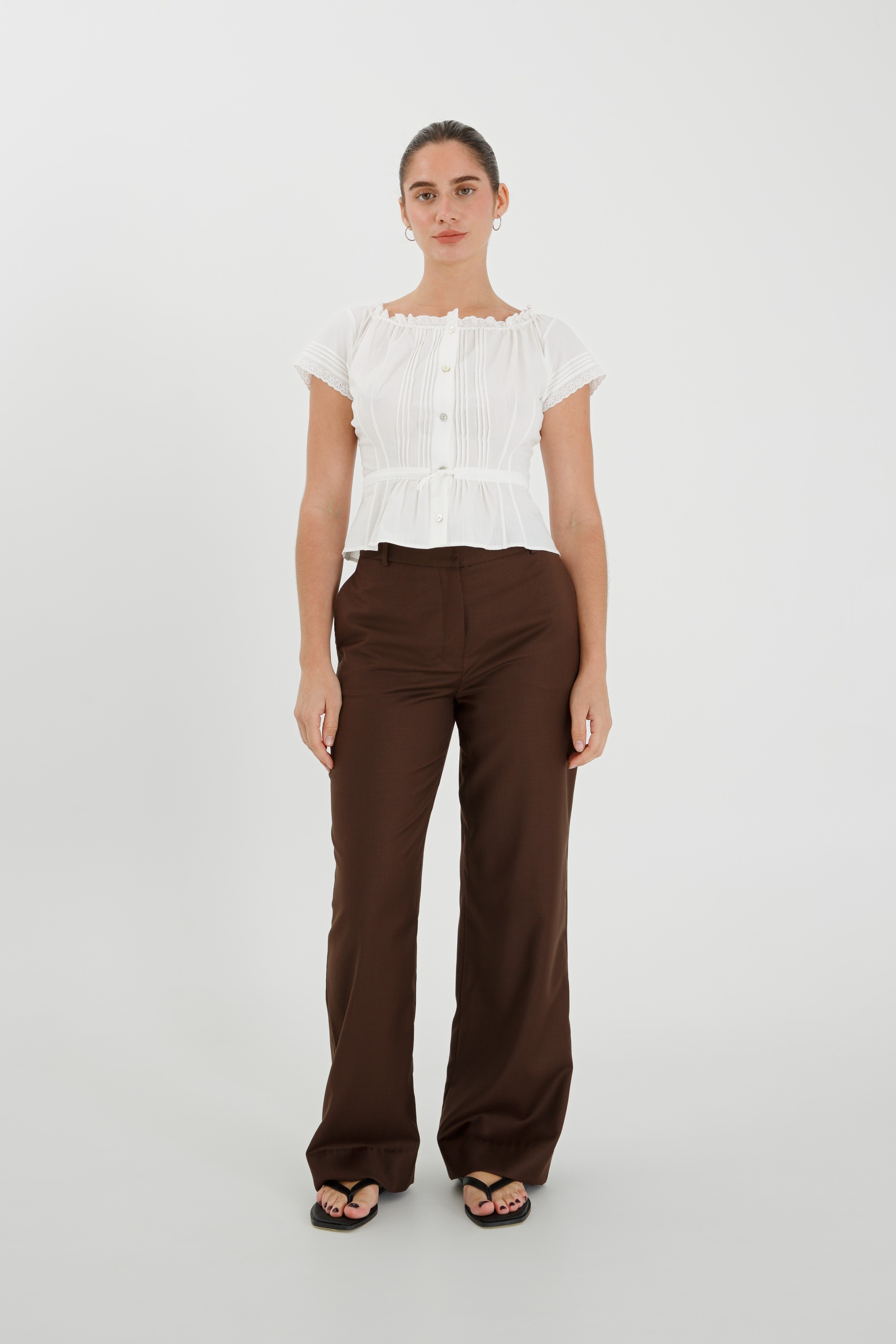 Pin Tuck Blouse | Bianca $239 - SEPTEMBER