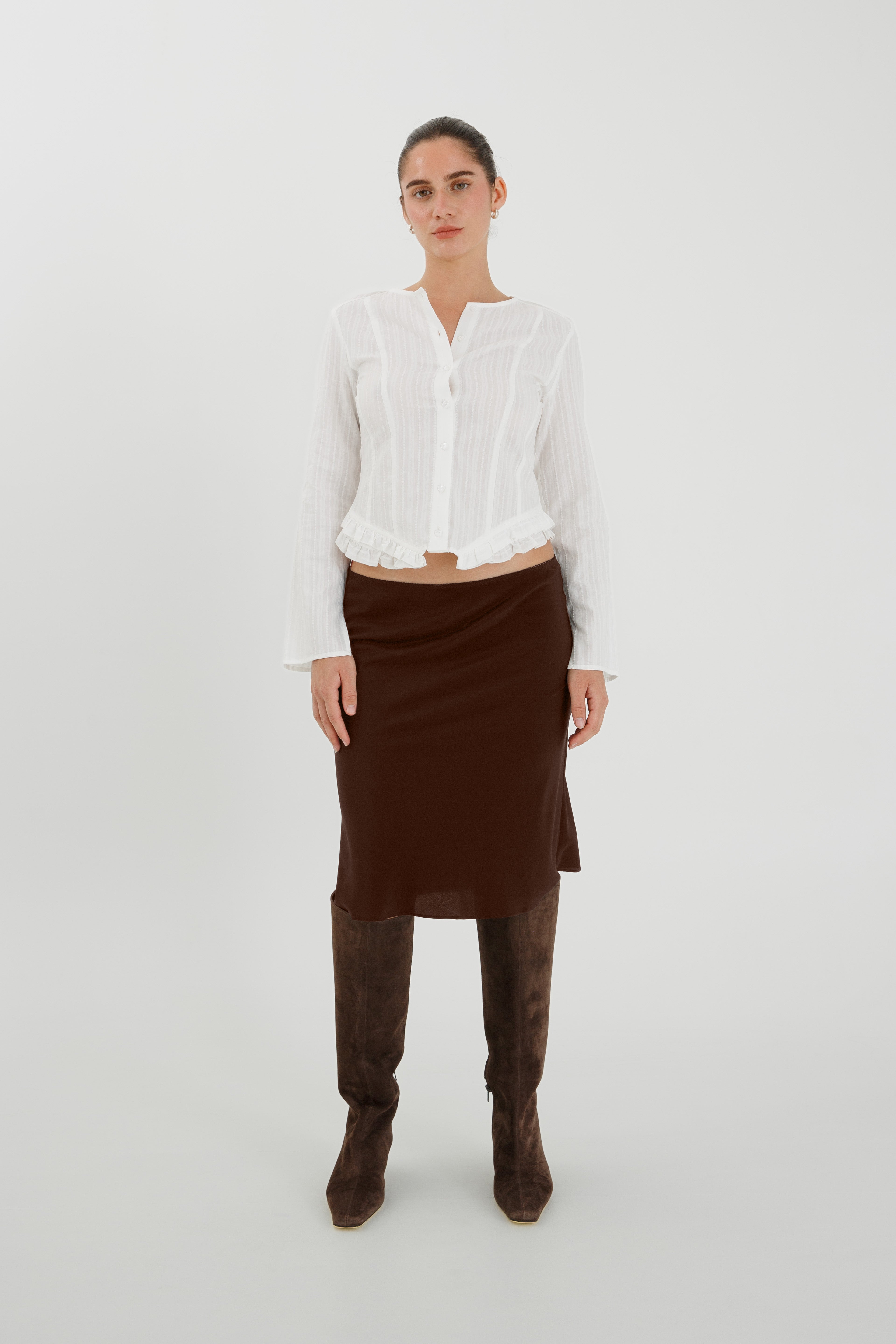 Bias Knee Skirt | Ciocco $229 - AVAILABLE NOW