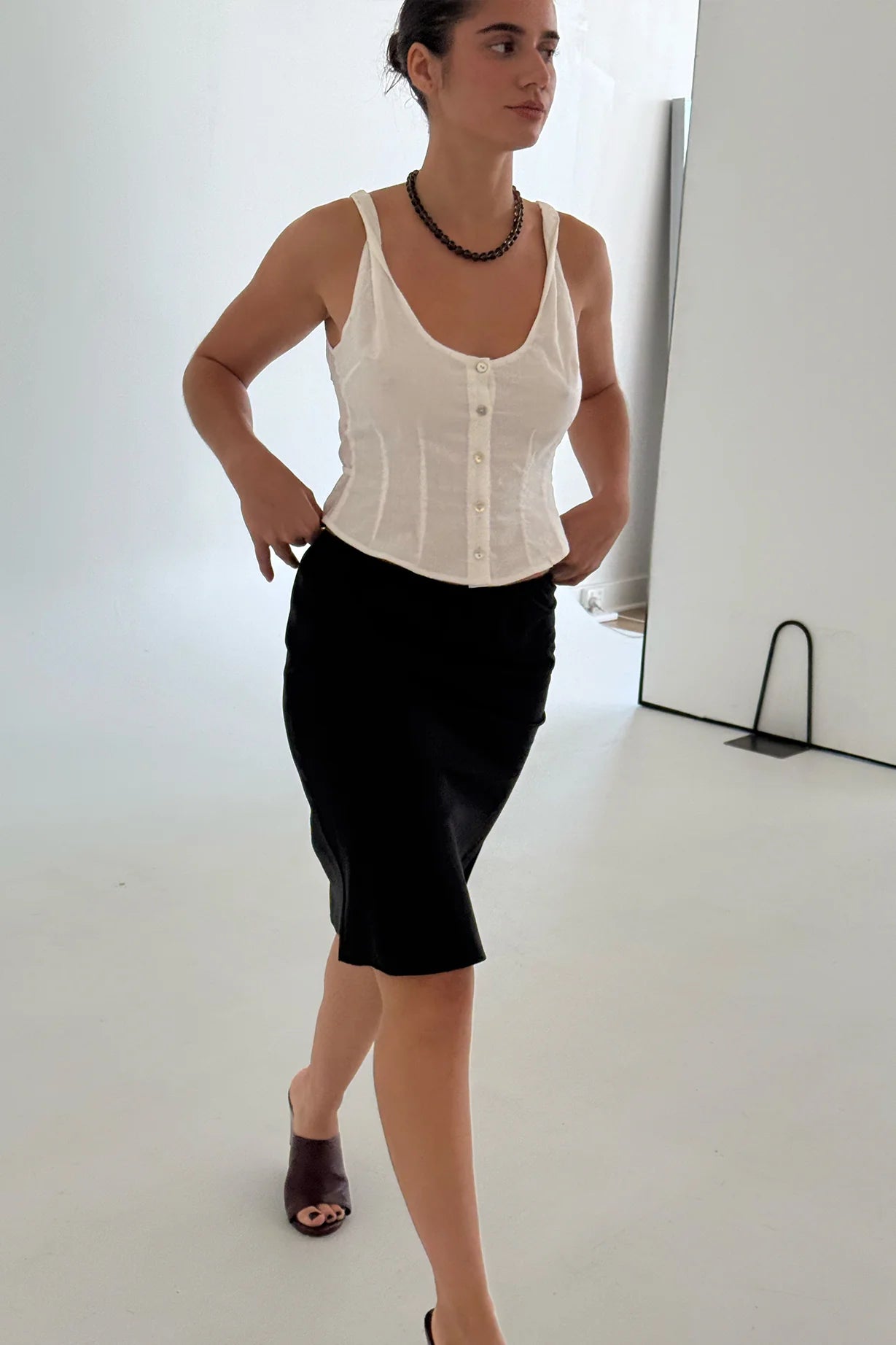 Bias Knee Skirt | Nera $229 - AVAILABLE NOW